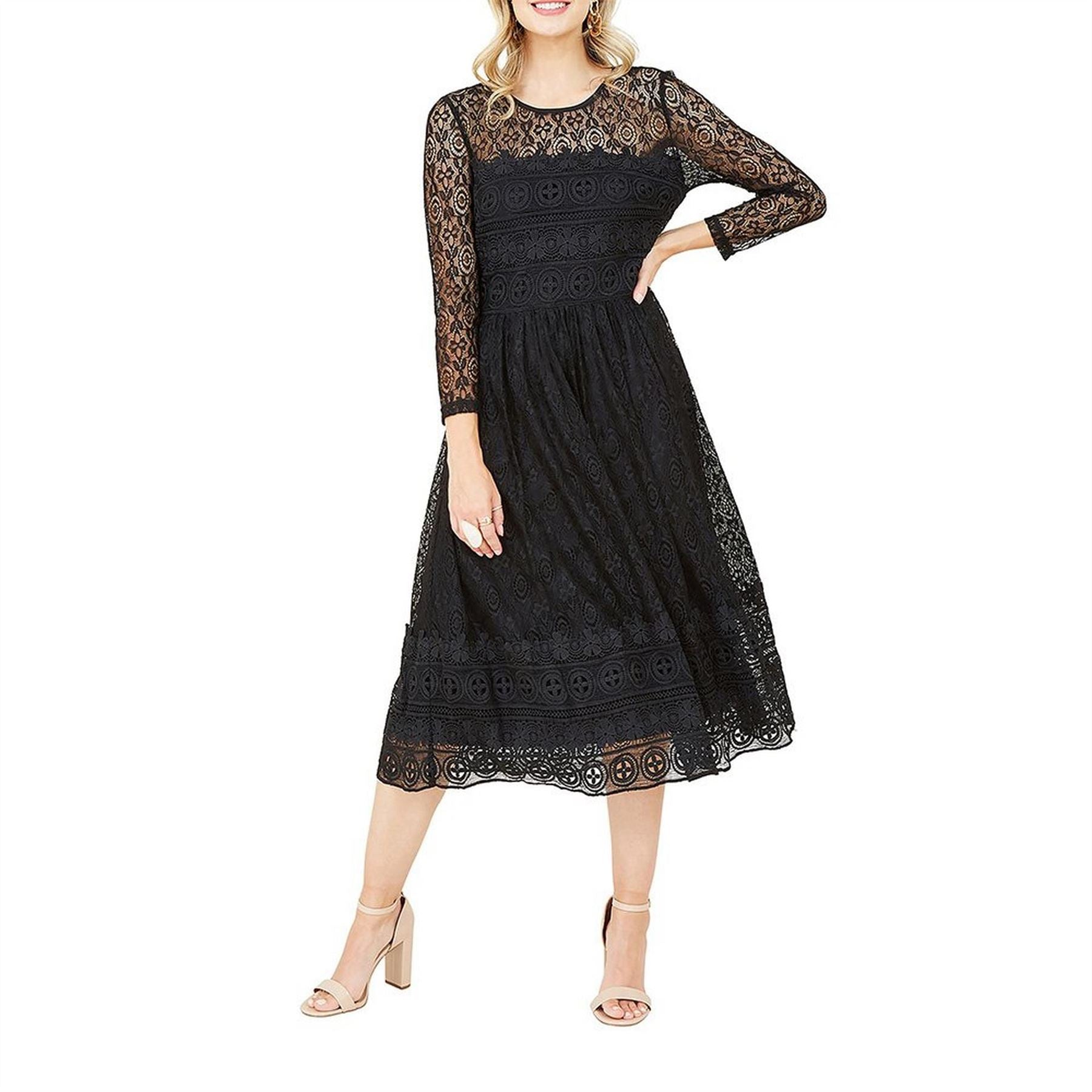 Yumi Lace Skater Dress