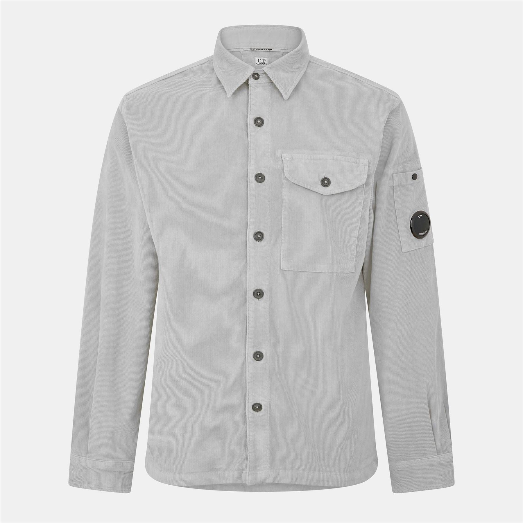CP Company Lens Single Pocket Long Sleeve Corduroy Shirt