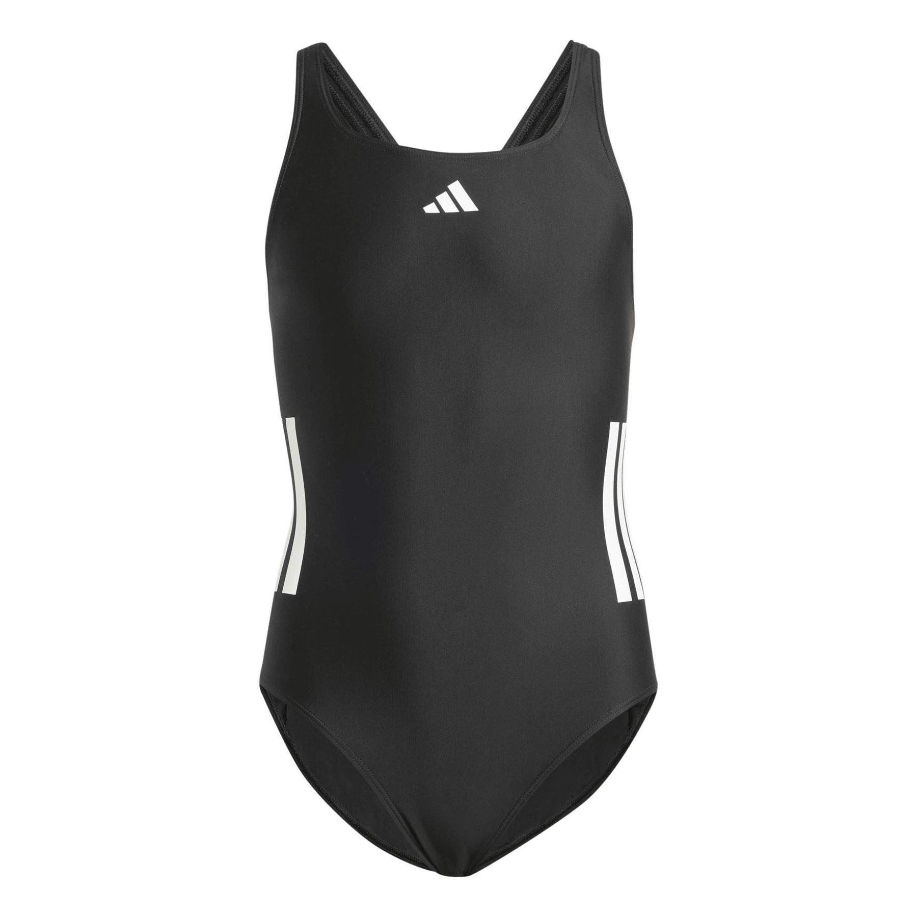 adidas Three Stripe Swimsuit Junior Girls