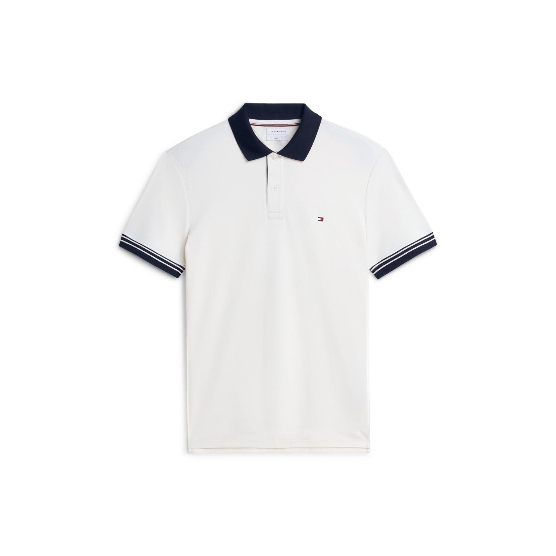 Tommy Hilfiger Placket Cotton Short Sleeve Polo