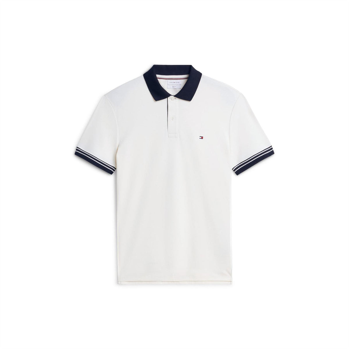 Tommy Hilfiger Placket Cotton Short Sleeve Polo