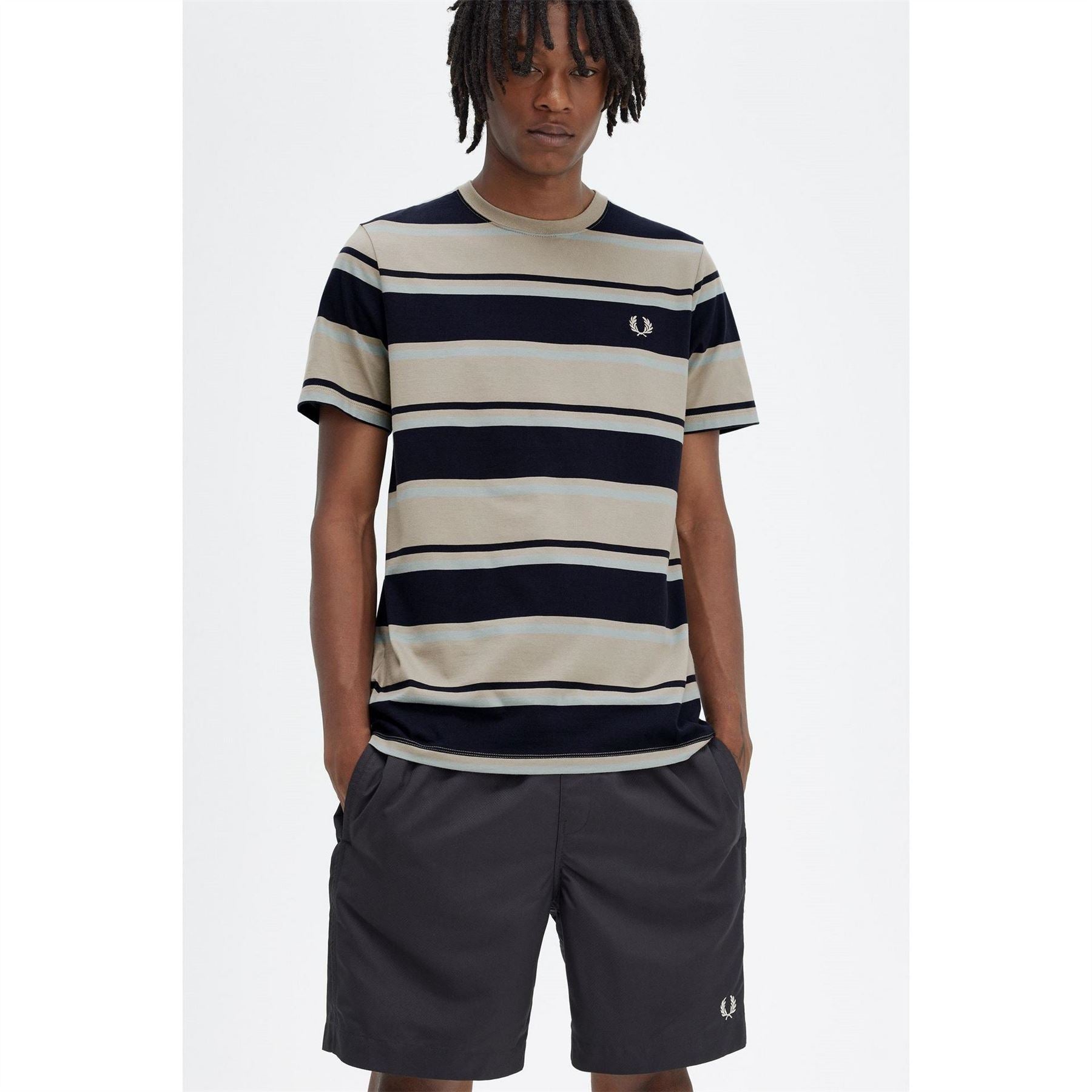 Fred Perry Bold Stripe Regular Fit T-Shirt