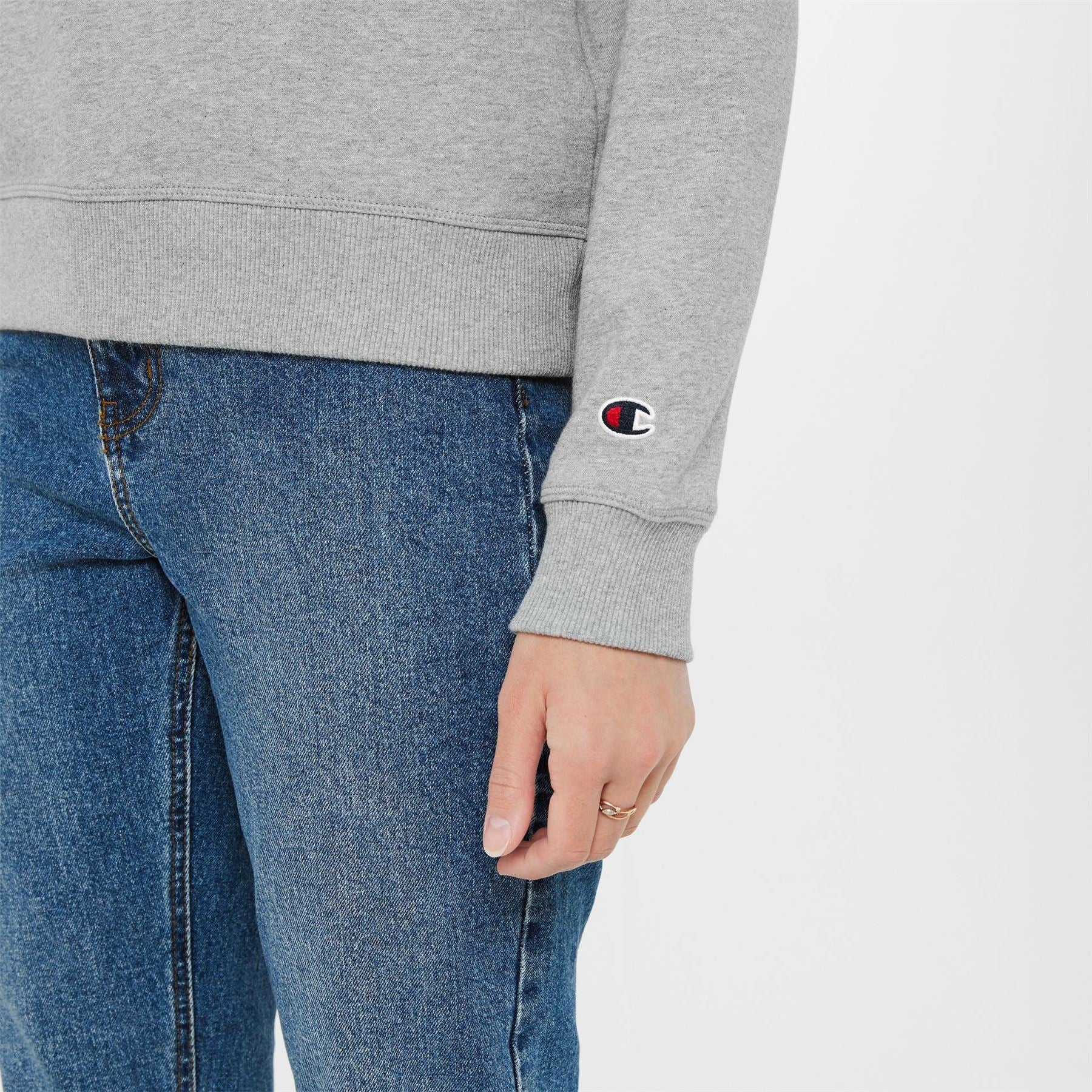 Champion Script Crew Neck Sweatshirt