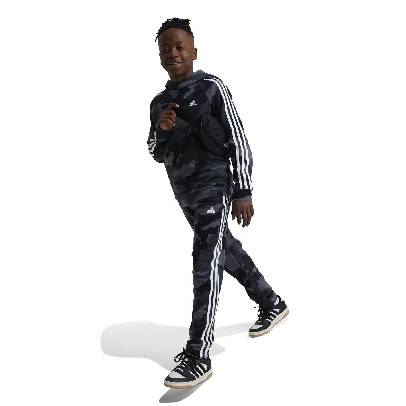 adidas Junior Camo Hoodie