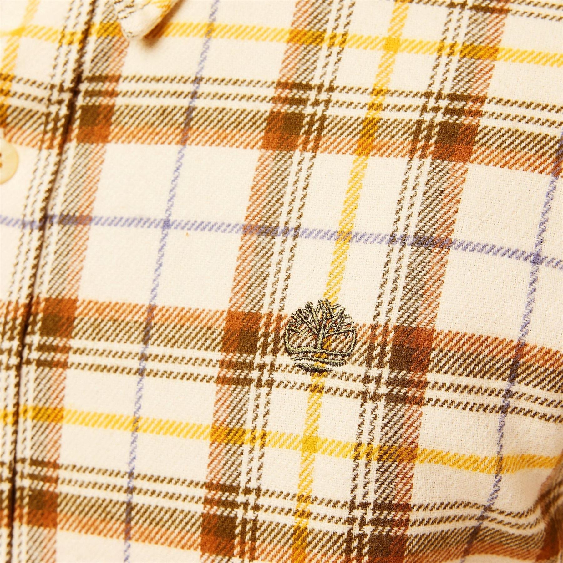 Timberland Midweight Flannel Check Long Sleeve Patterned Shirt