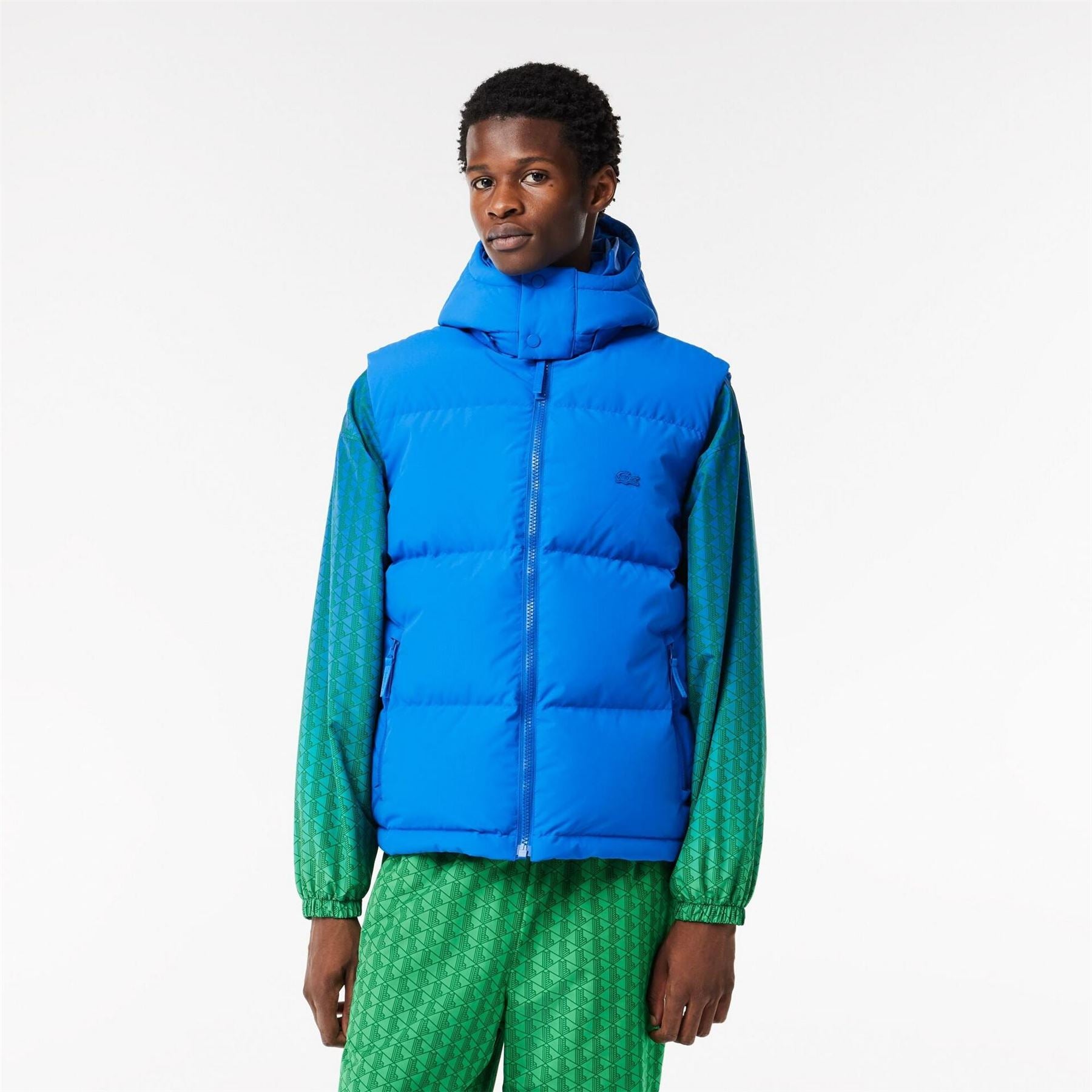Lacoste Puffer Quilted Zip Through Gilet