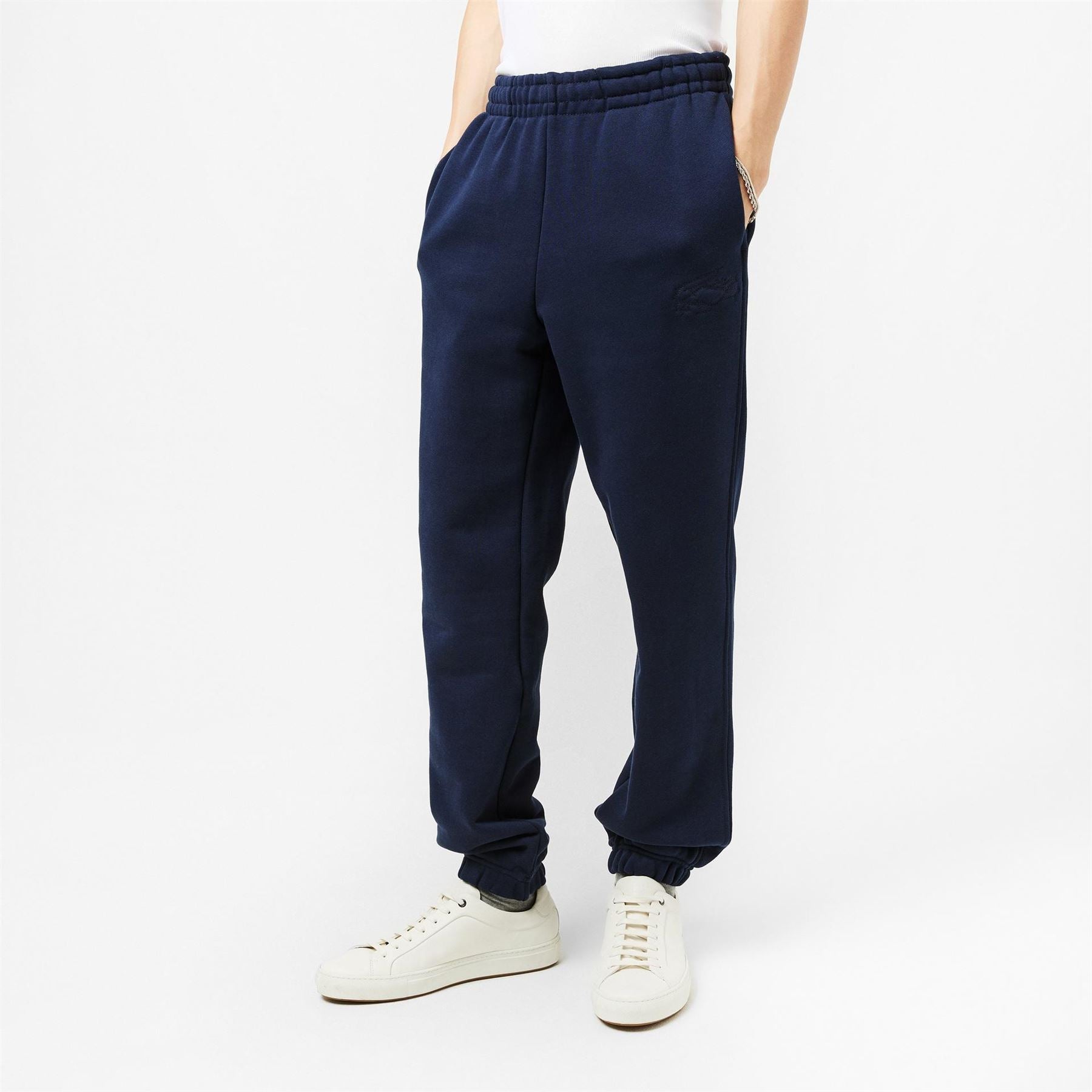 Lacoste Trackst Solid Patterned Straight Track Pants