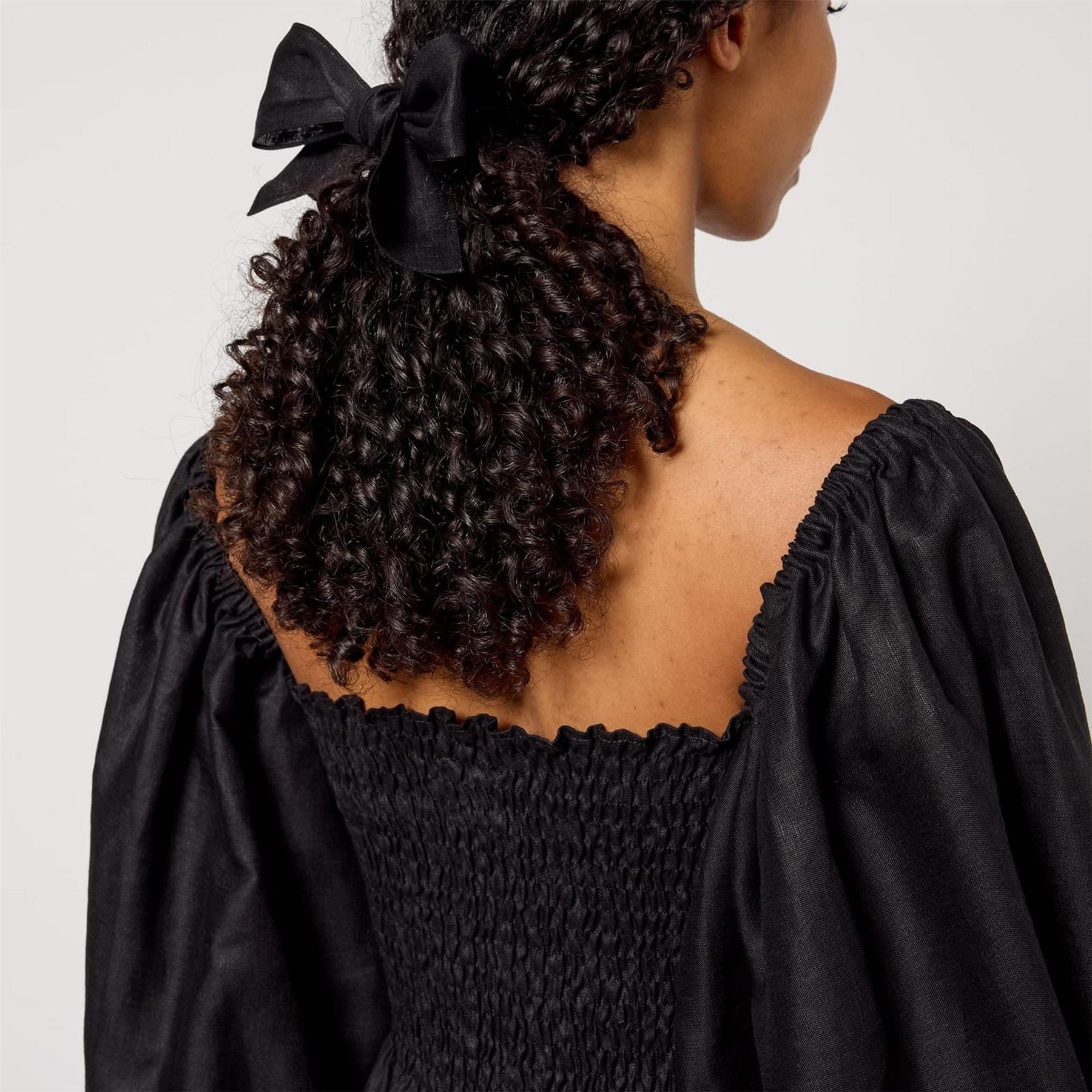 Sleeper Atlanta Linen Midi Dress