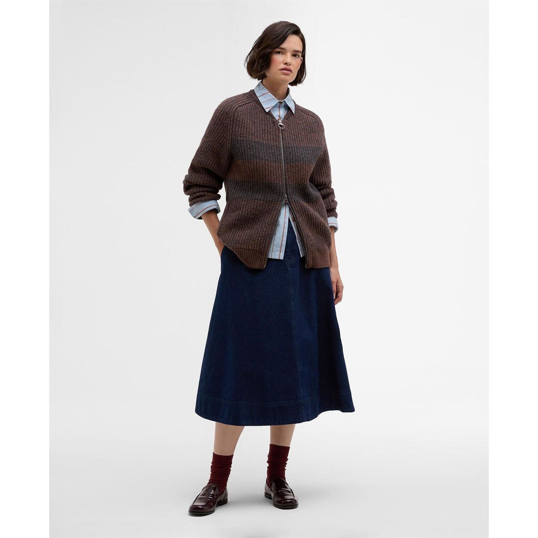Paul Smith X Barbour Paul Smith Knitted Bomber Jacket