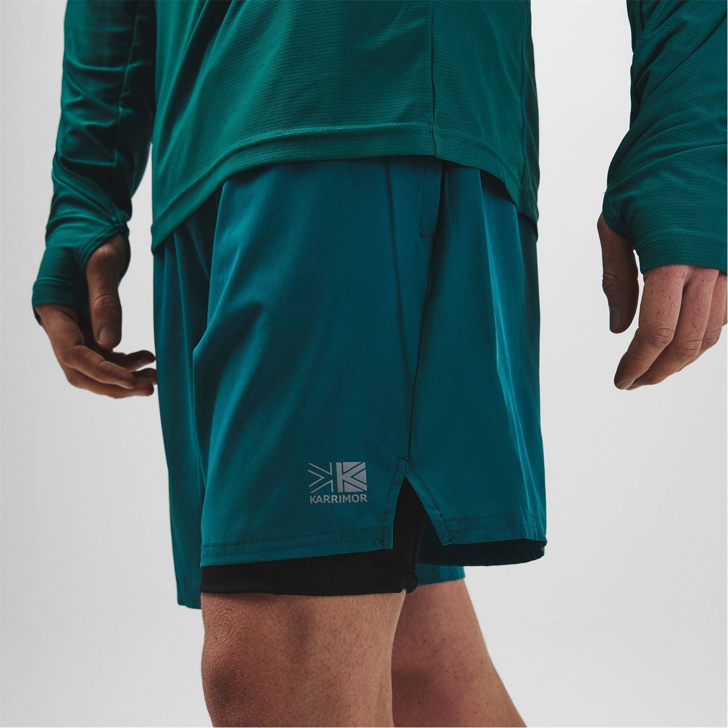 Karrimor Mens 2 In 1 Running Shorts