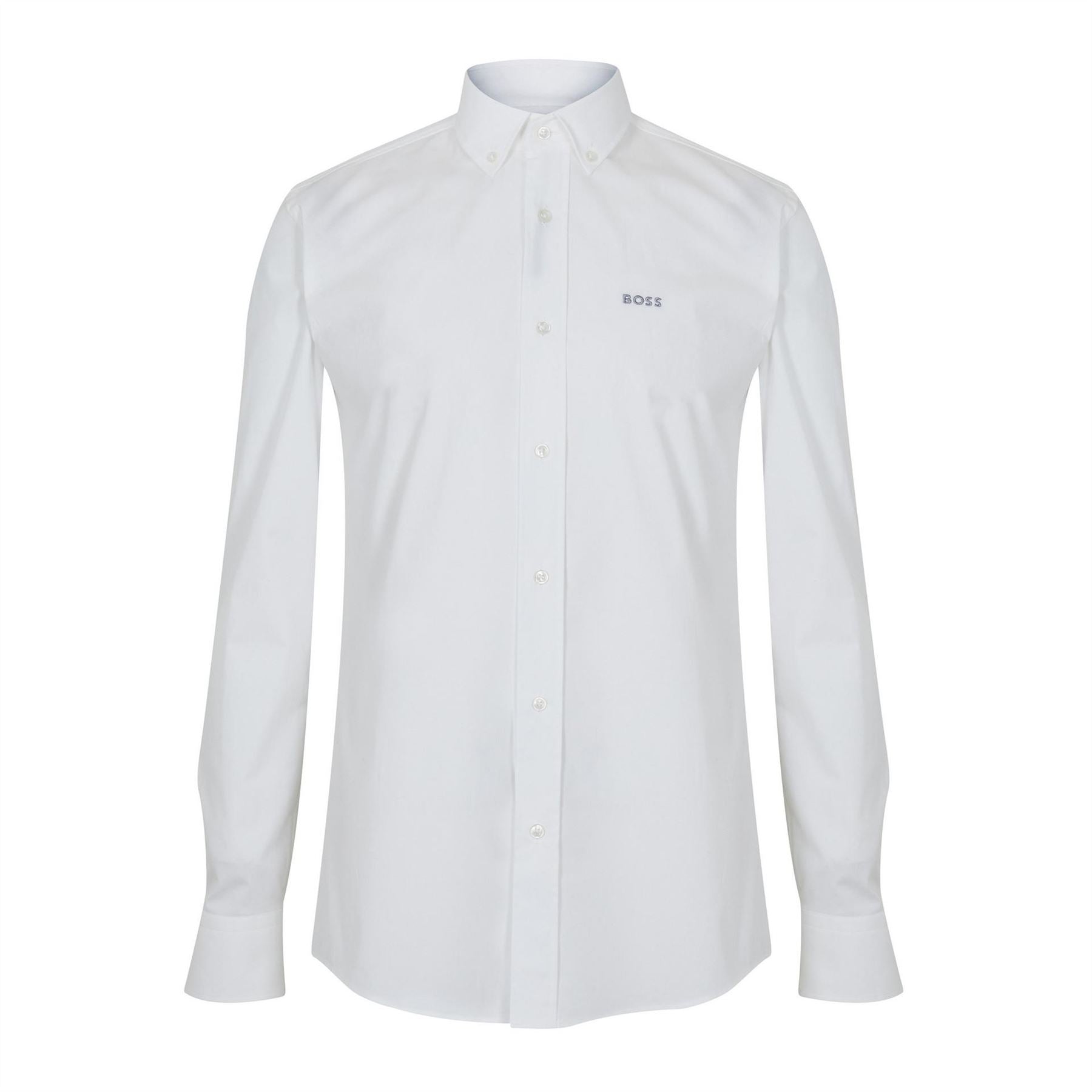 Boss Hbb Hank Long Sleeve Shirt, Premium Poplin