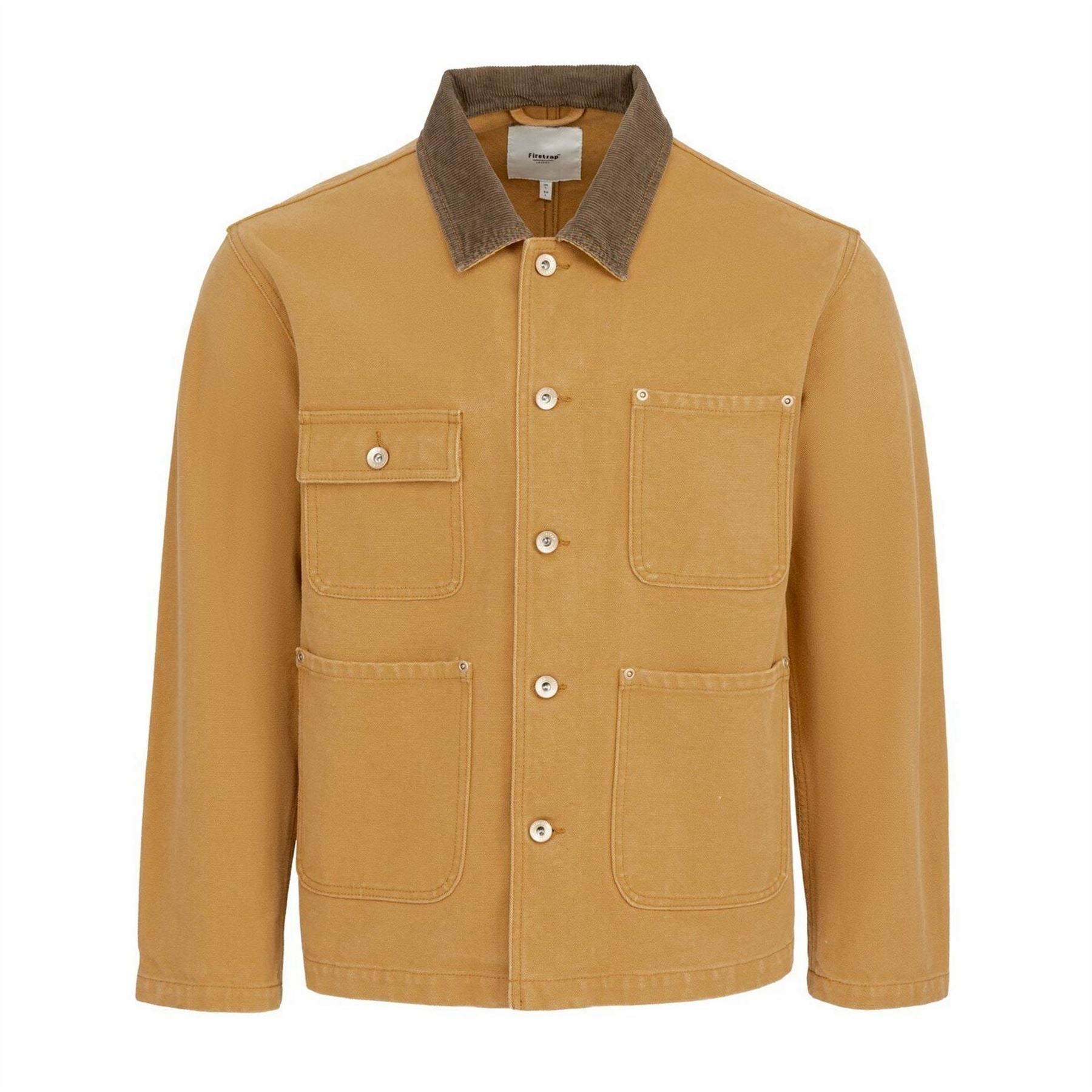 Firetrap Cotton Long Sleeve 4 Pocket Overshirt