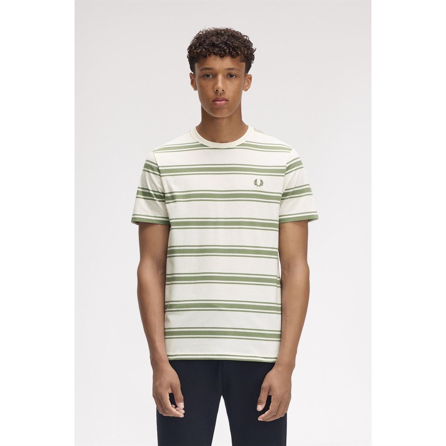 Fred Perry Fine Stripe Regular Fit T-Shirt
