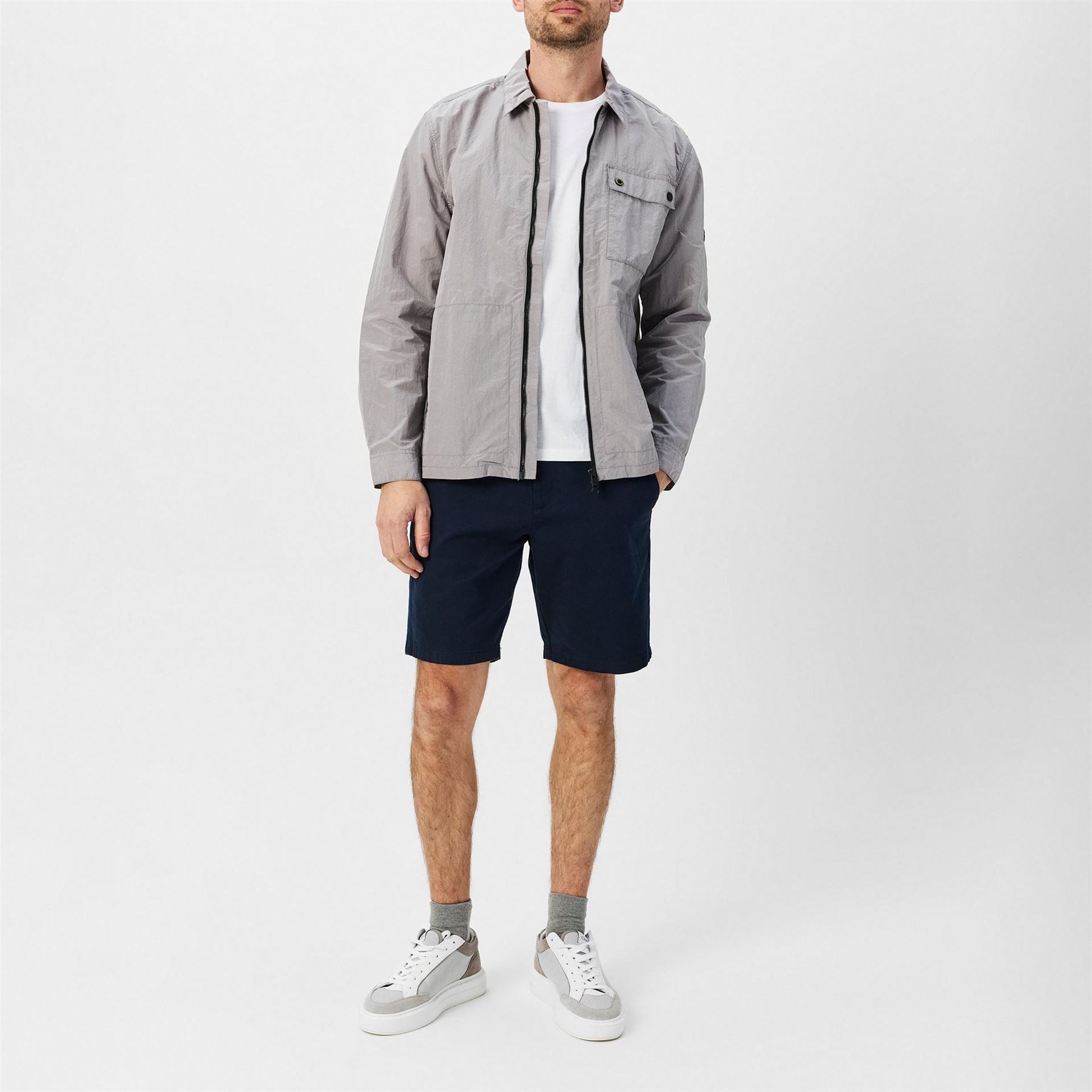 Barbour International Inline Zip Through Overshirt