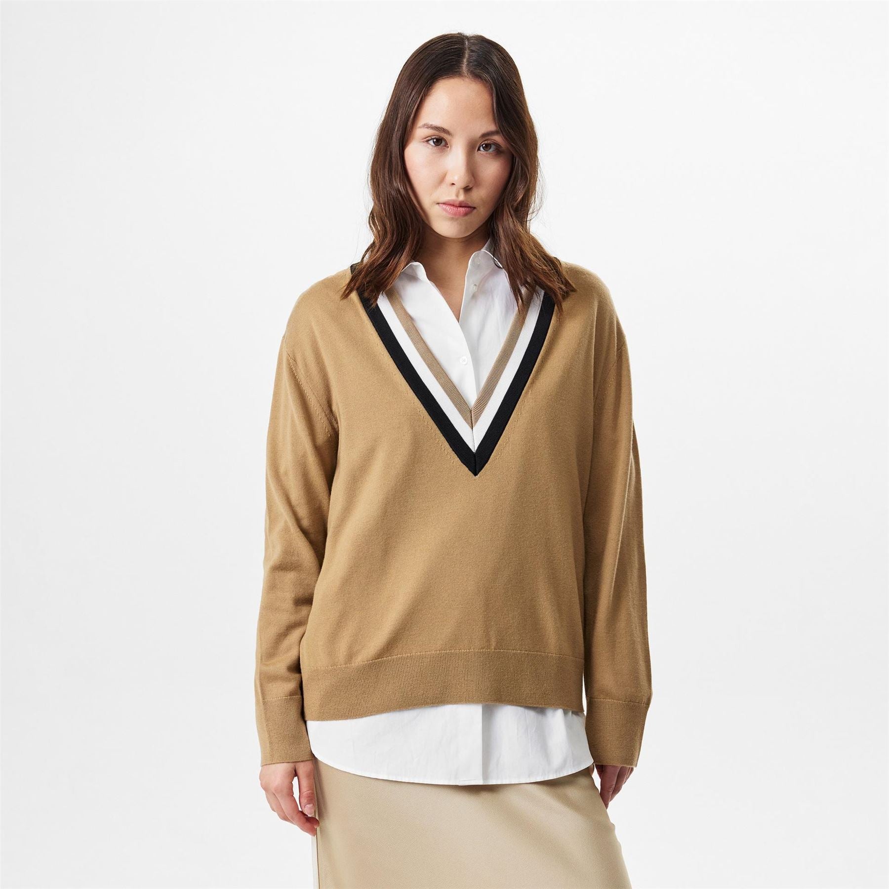 Boss Felipina Vn Knitted Jumper