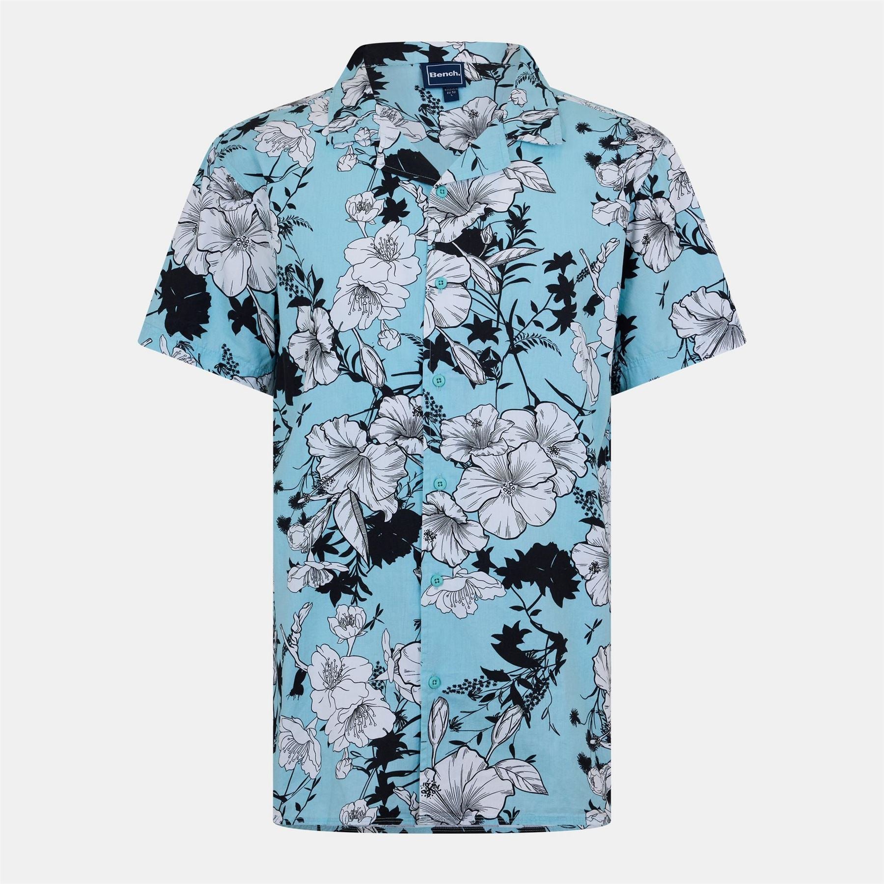 Bench Short Sleeve Patterned Shirt