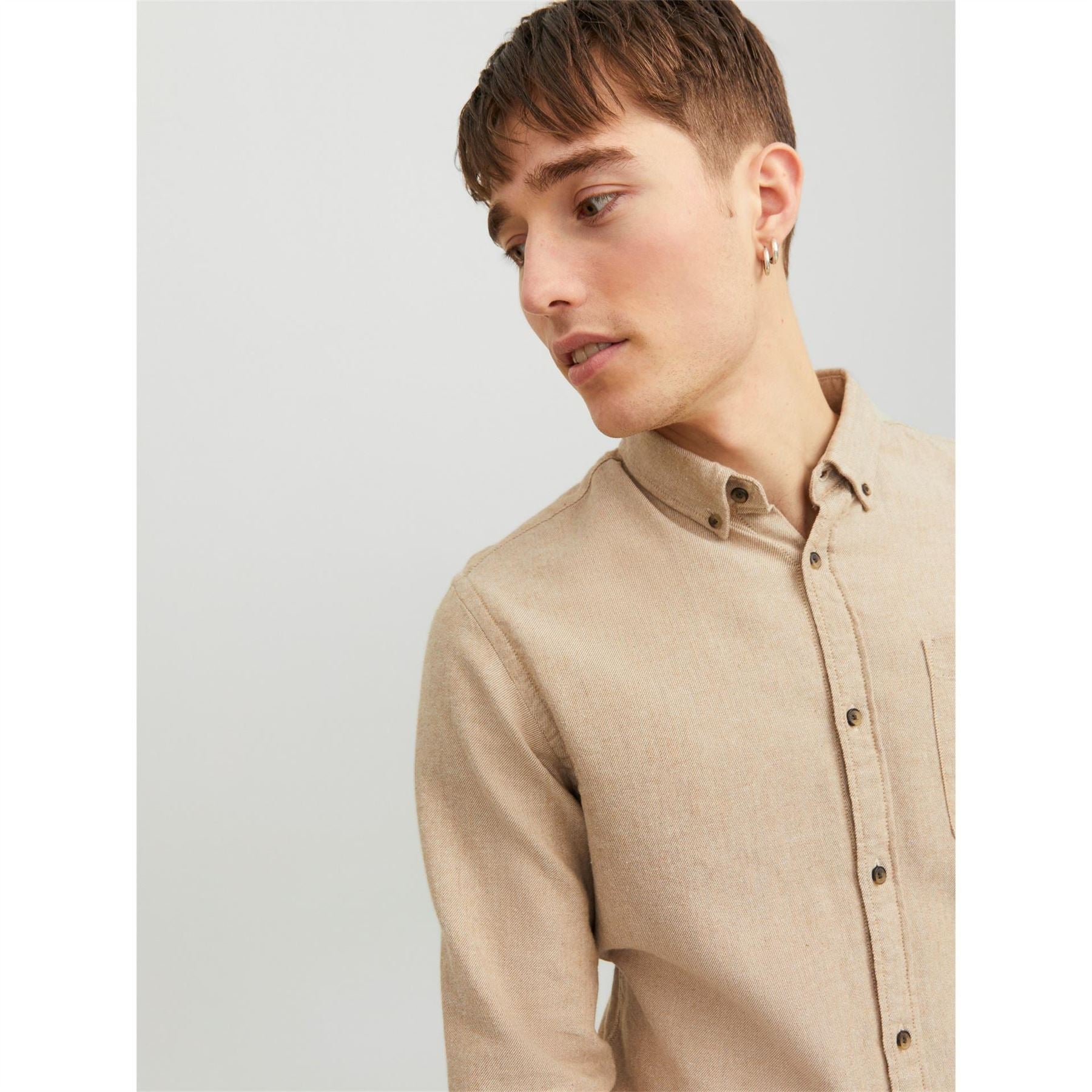 Jack and Jones Classic Regular Fit Long Sleeve Cuff Shirt