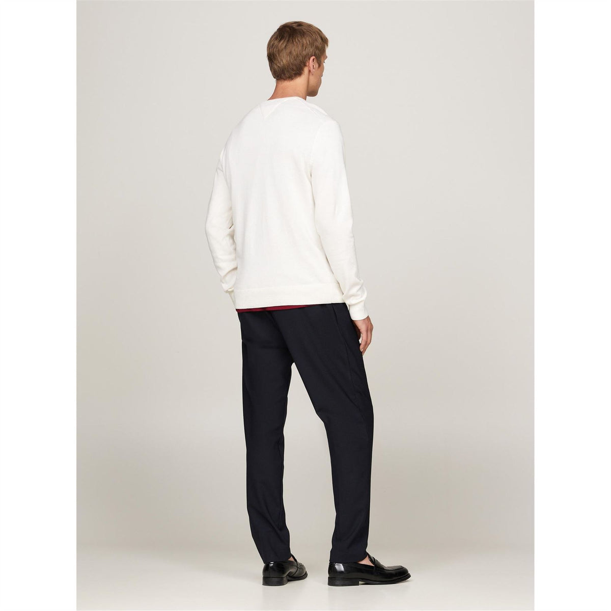 Tommy Hilfiger Cotton Crew Neck Pullover Sweater