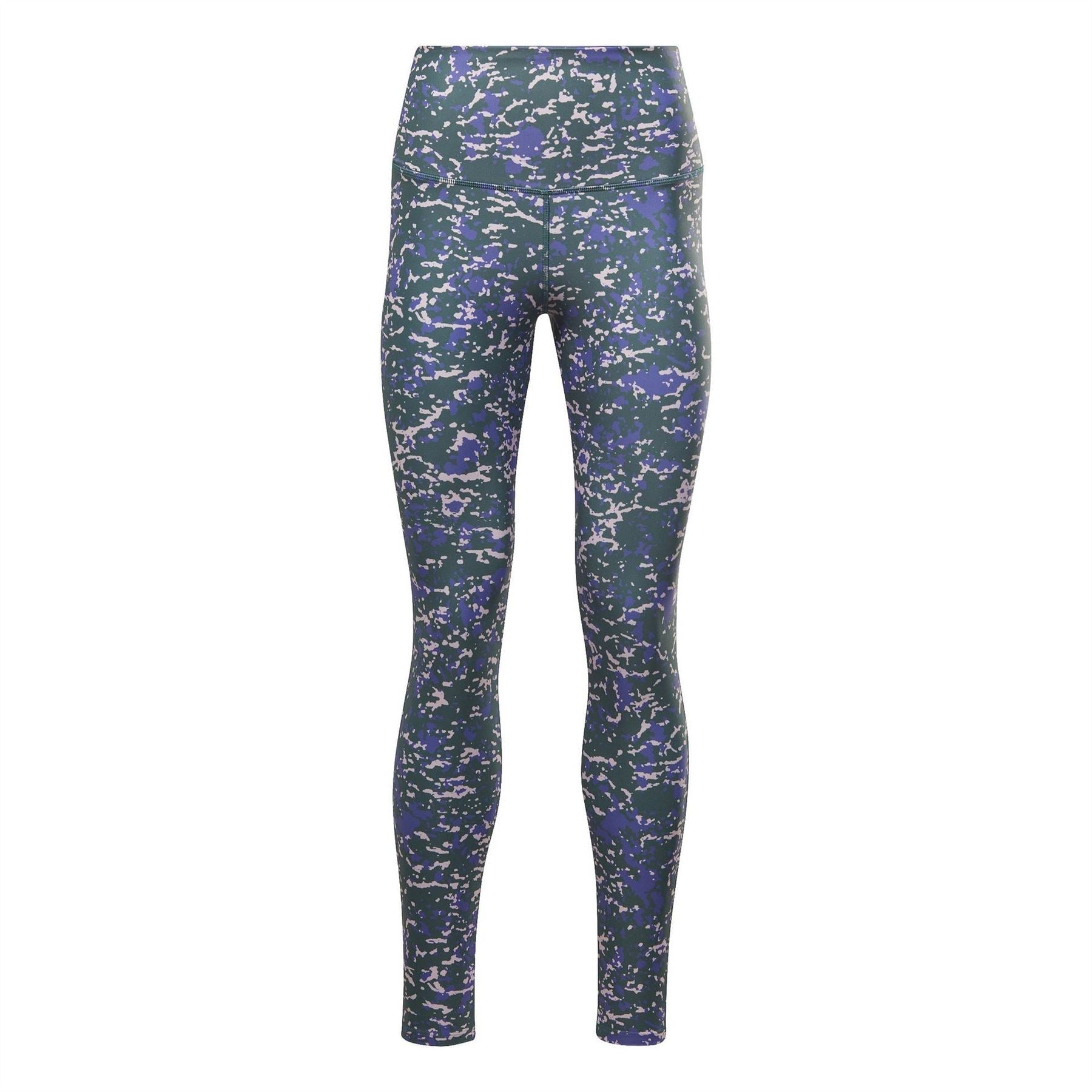 Reebok Womens Lux 2.0 Speckle Modern Safari Leggings Gym Legging