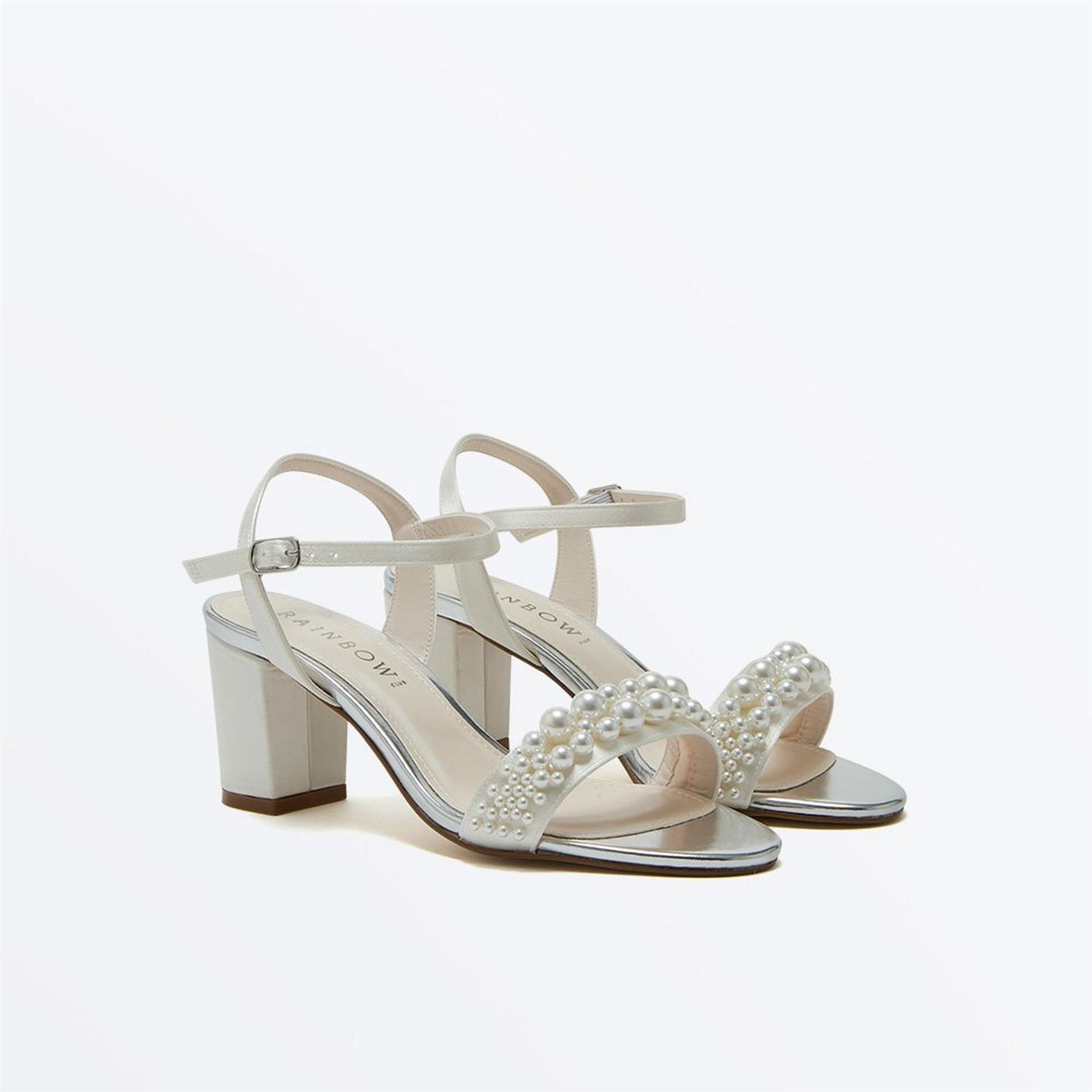 Rainbow Block Court Shoes