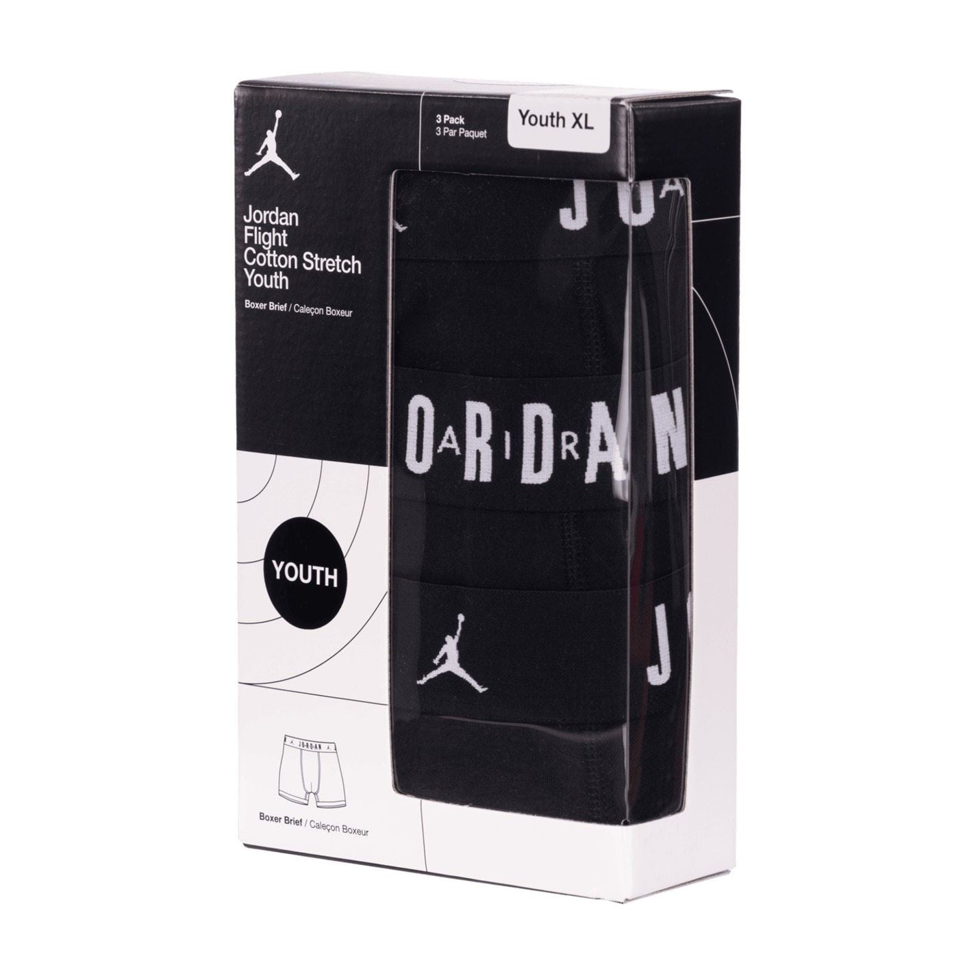 Air Jordan Junior Plain Design 3 Pack Boxer Brief
