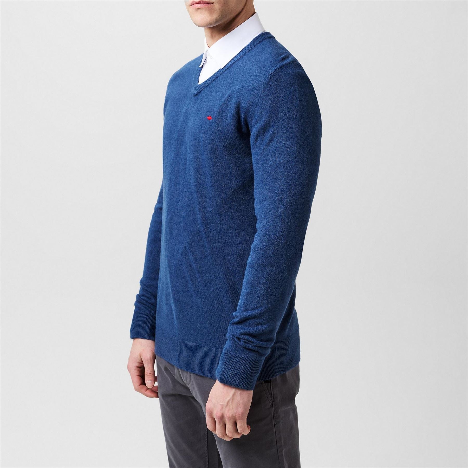 Lee Cooper Cooper Long Sleeve V Neck Jumper