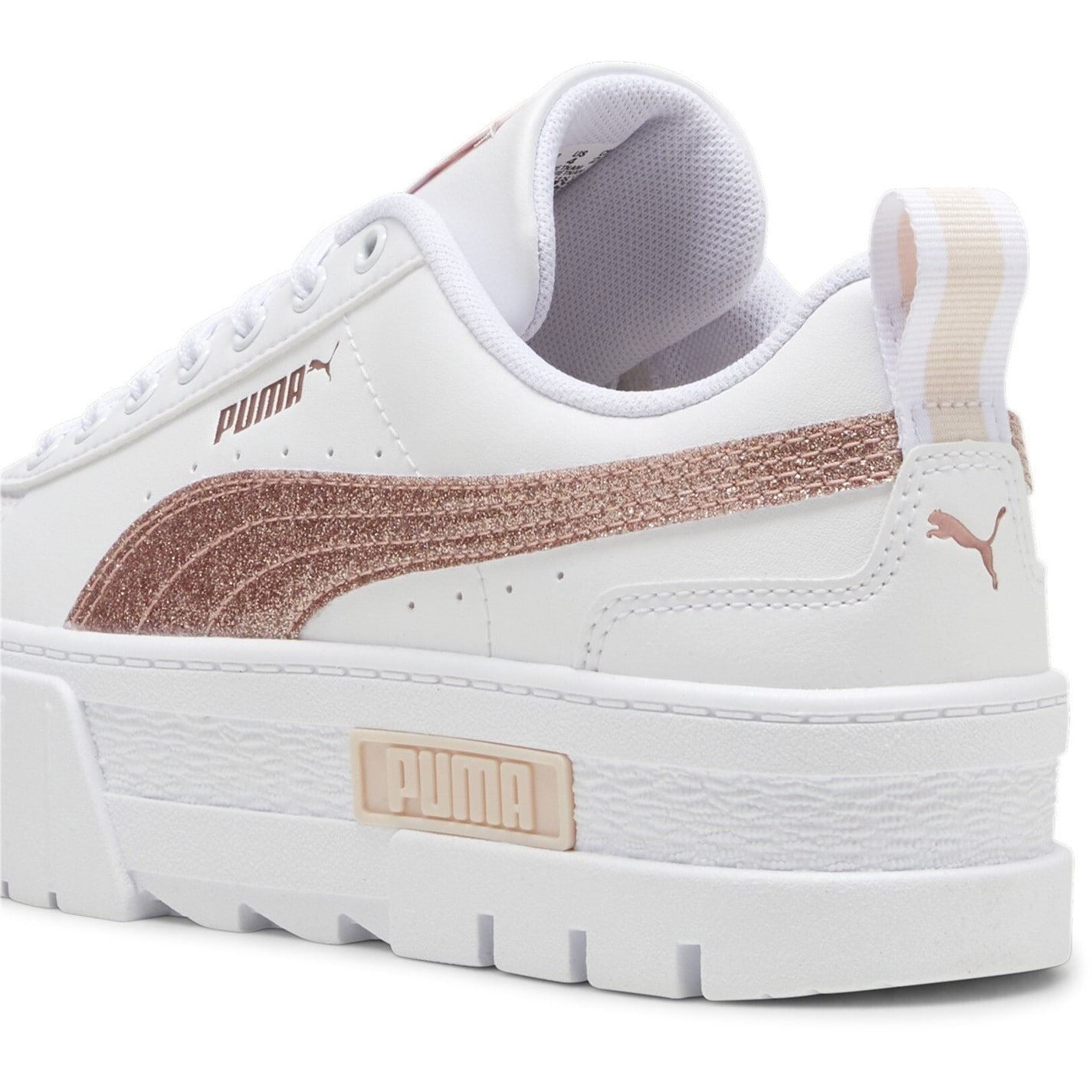 Puma Junior Mayze Graphic Print Platform Skate Shoes