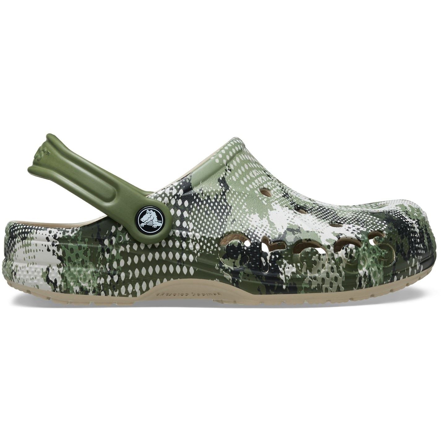 Crocs Baya Camo Flatform Clogs