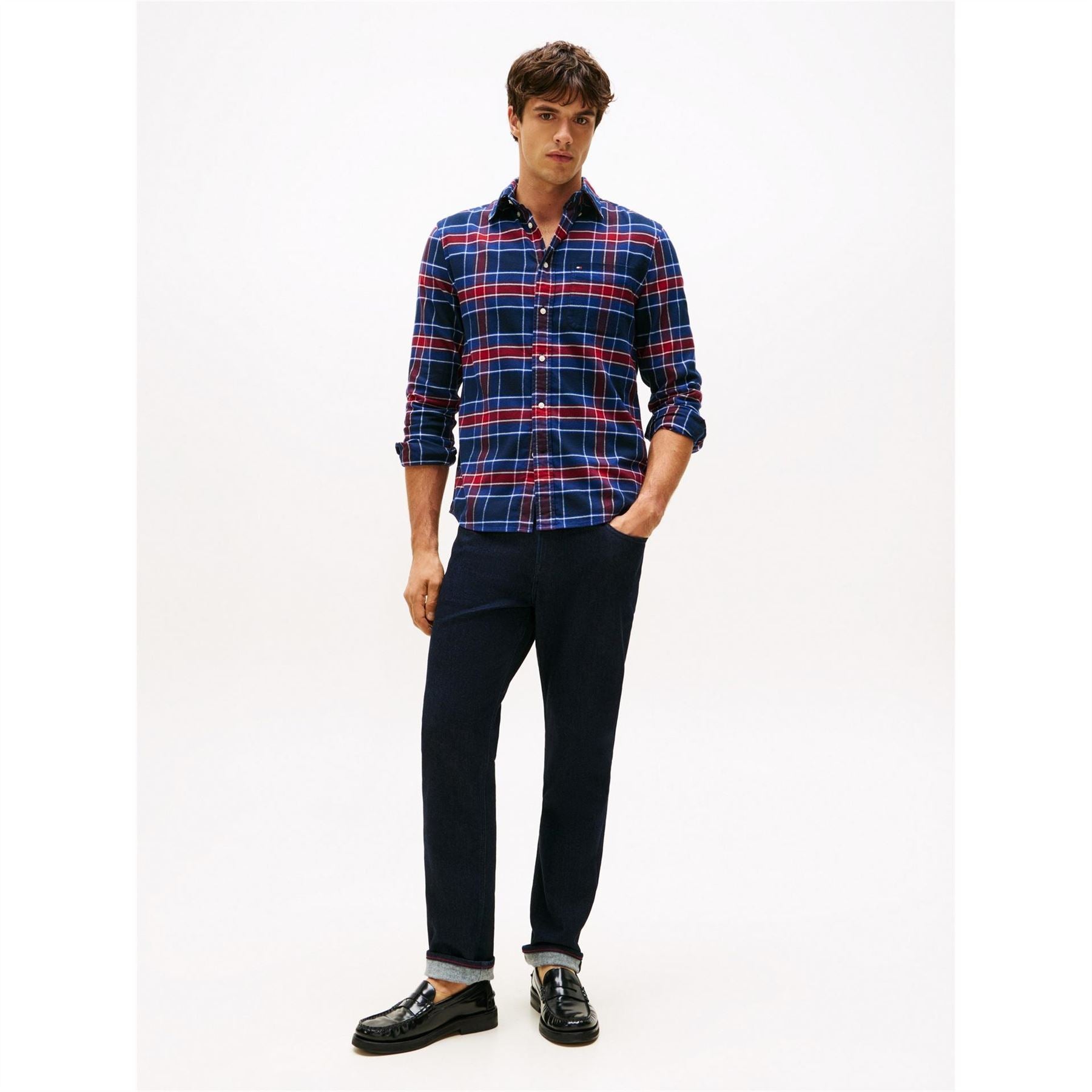 Tommy Hilfiger Tartan Check Long Sleeve Patterned Shirt