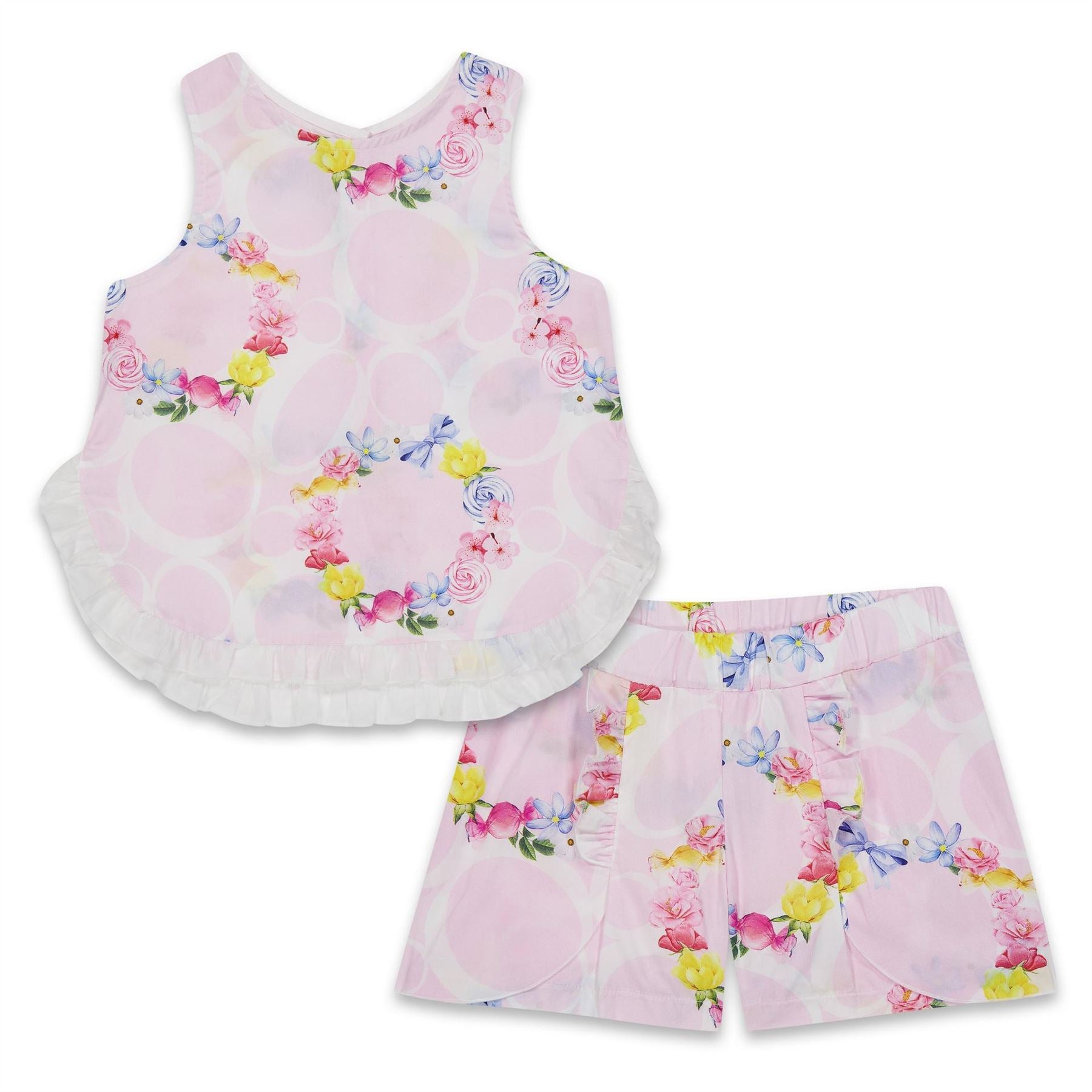 Balloon Chic Floral Clothing Set