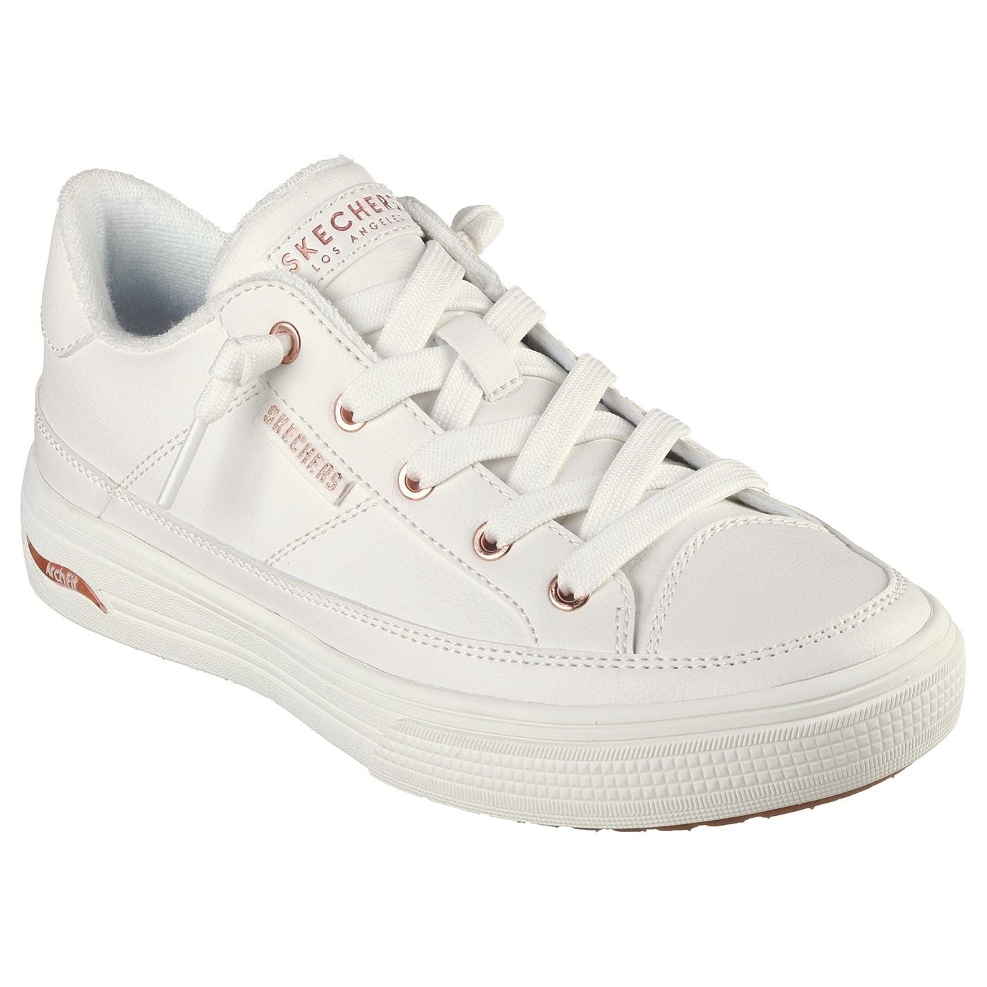 Skechers Womens Arch Fit Arcade   On My Way Low Top Trainers
