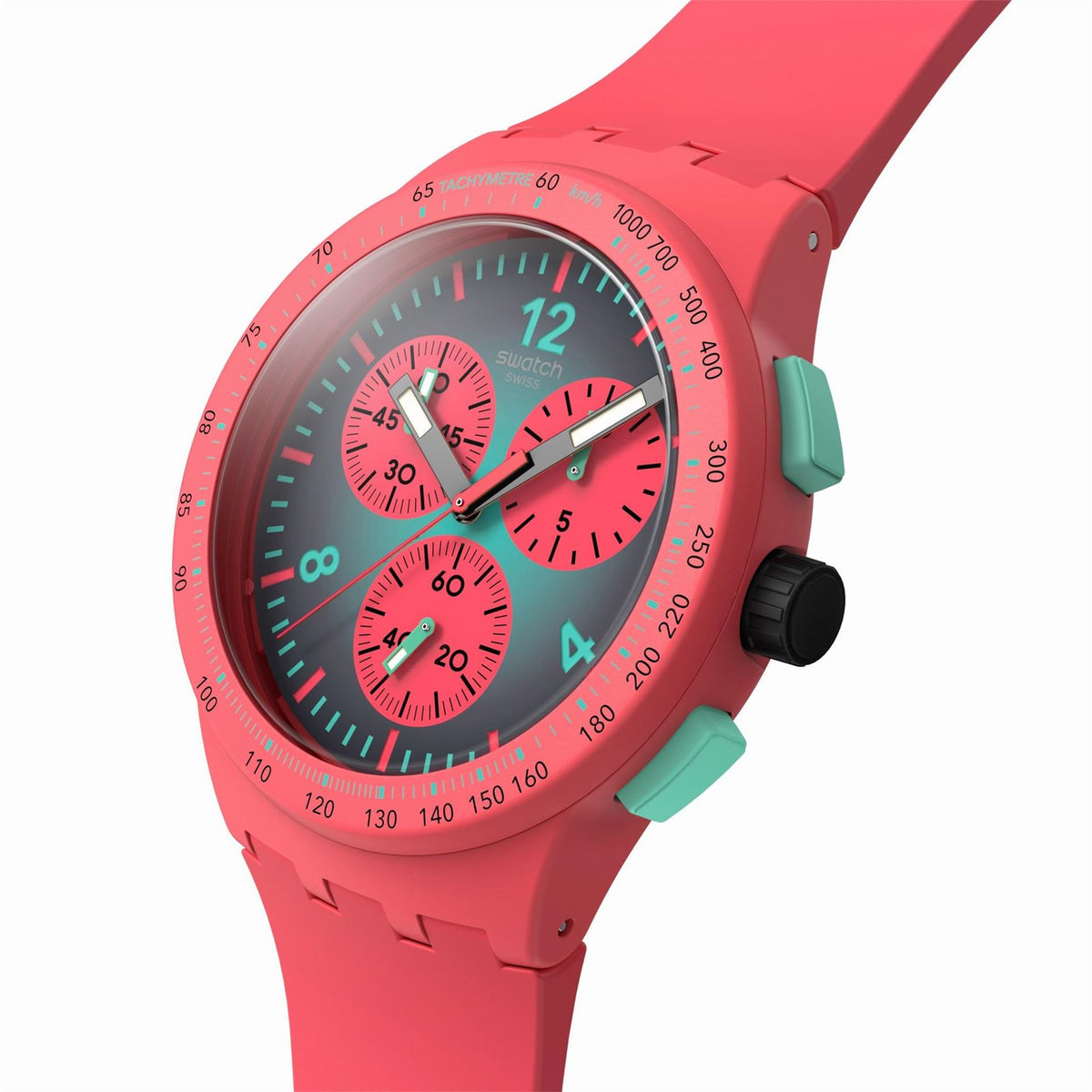 Swatch Adults Paradiso 53 Analogue Quartz Watch