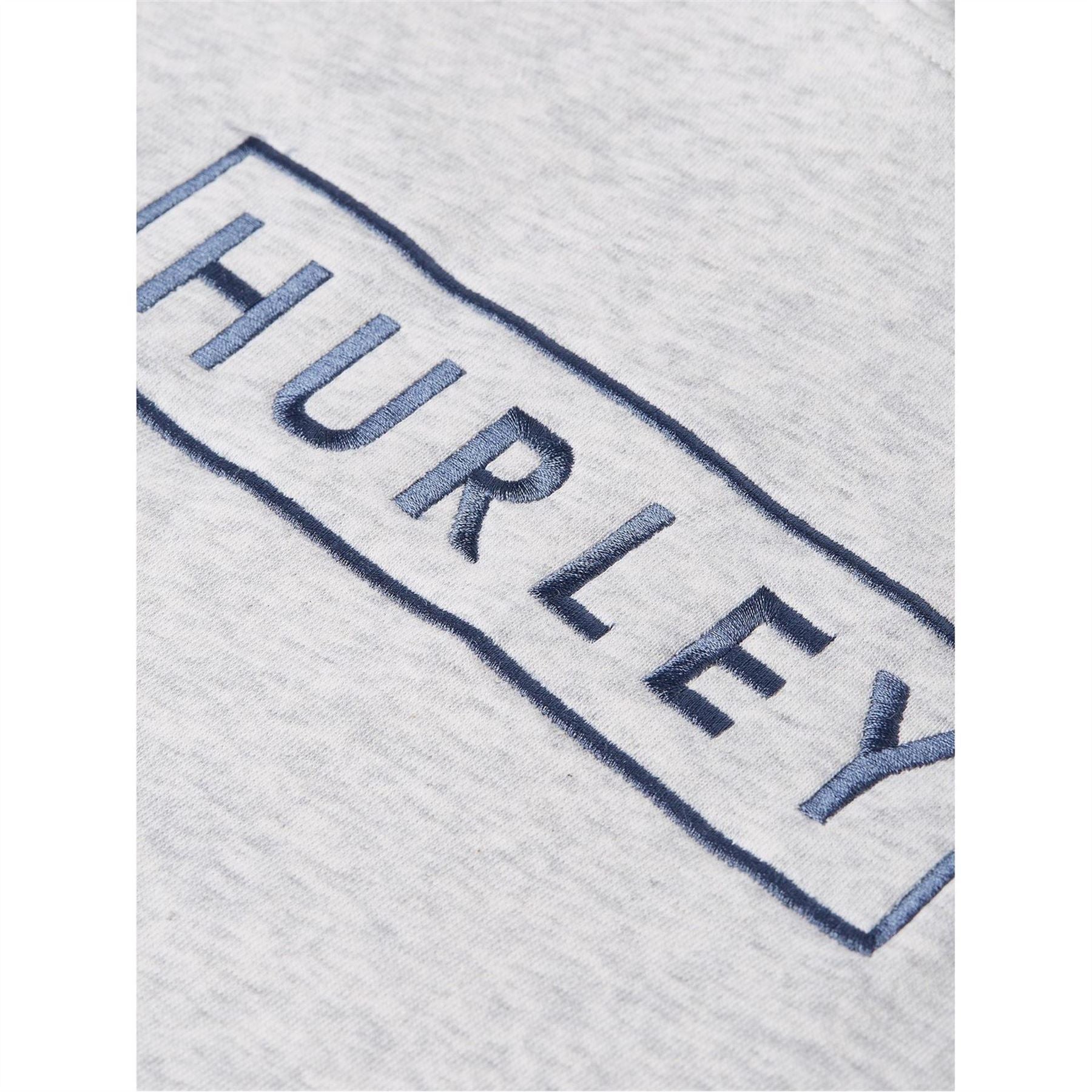 Hurley Embroidered Hooded Neck Long Sleeve Sweatshirt