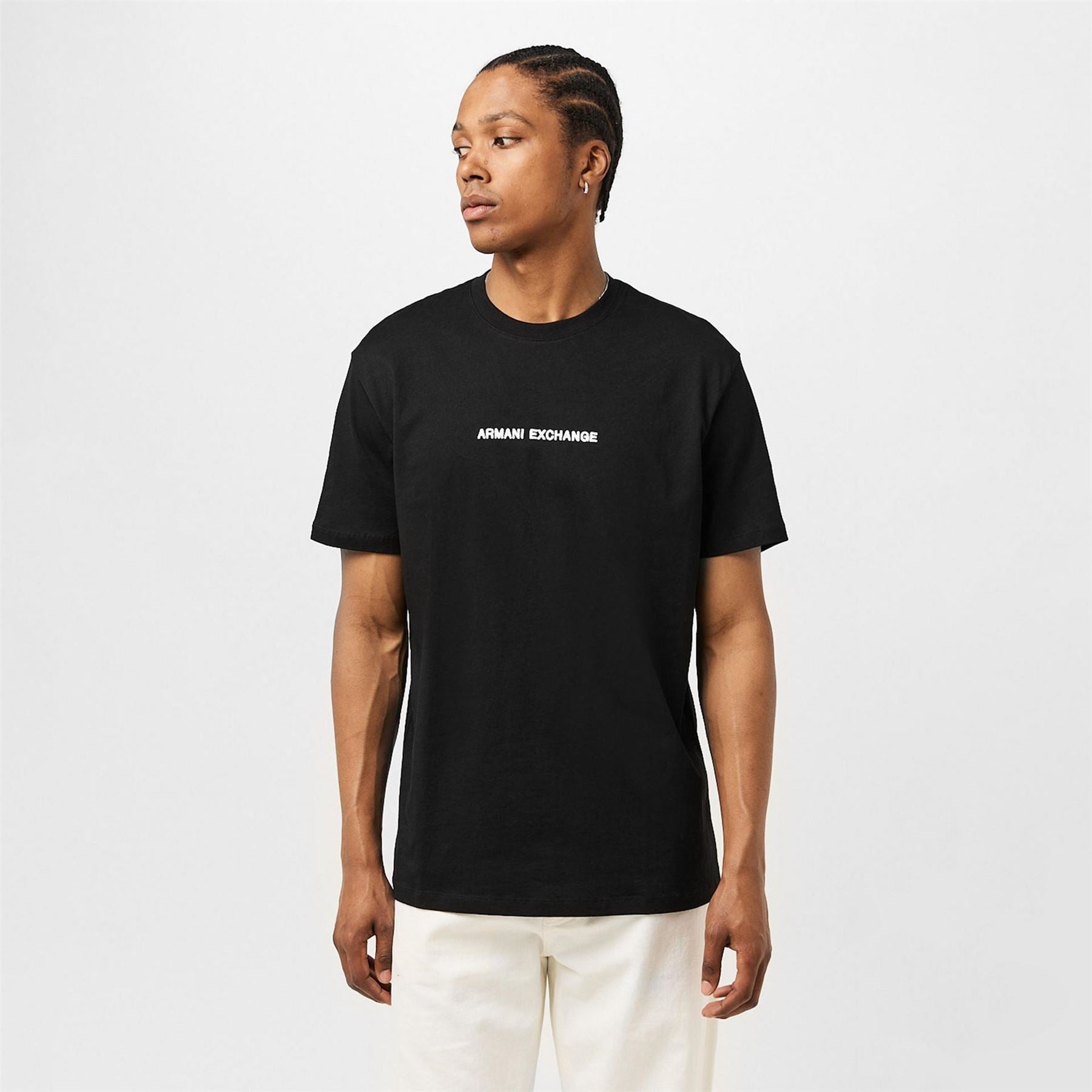 Armani Exchange Regular Fit Crew Neck Short Sleeve T-Shirt