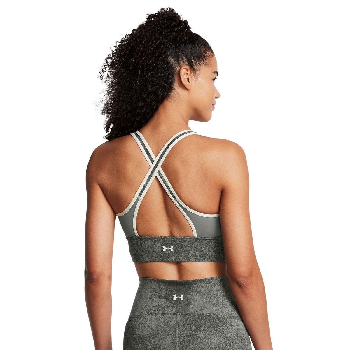 Under Armour HG Armour Snug Fit Cropped Sports Bra
