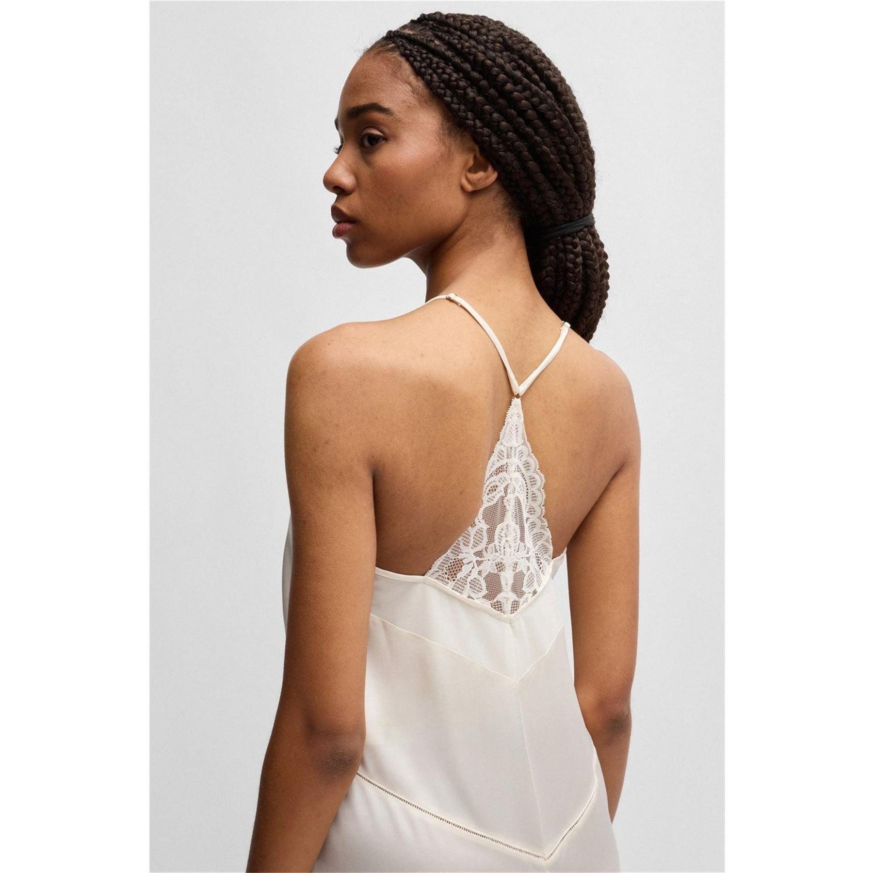Boss Infinite V-Neck Midi Slip Dress