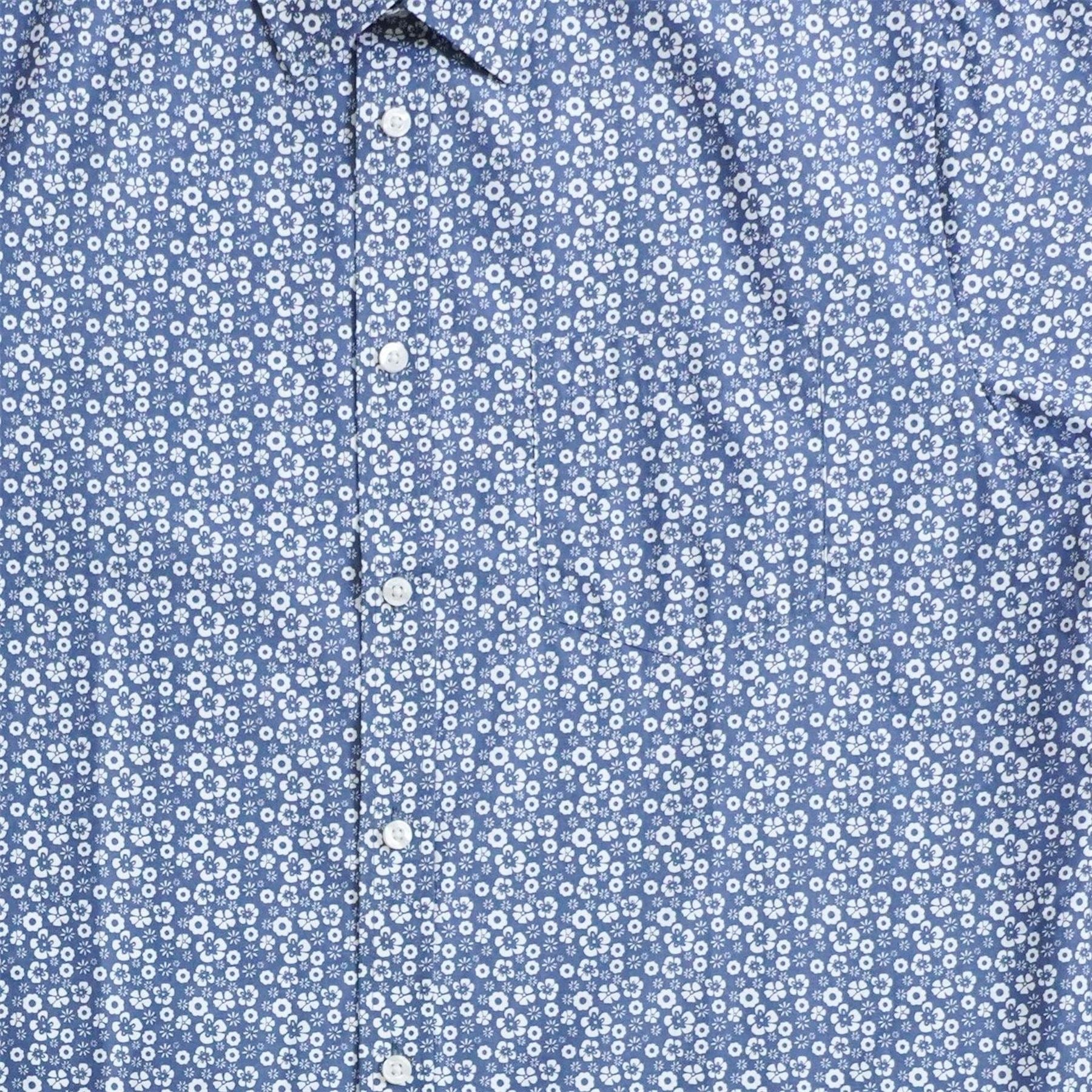 Fabric Mens Short Sleeve Poplin Shirt