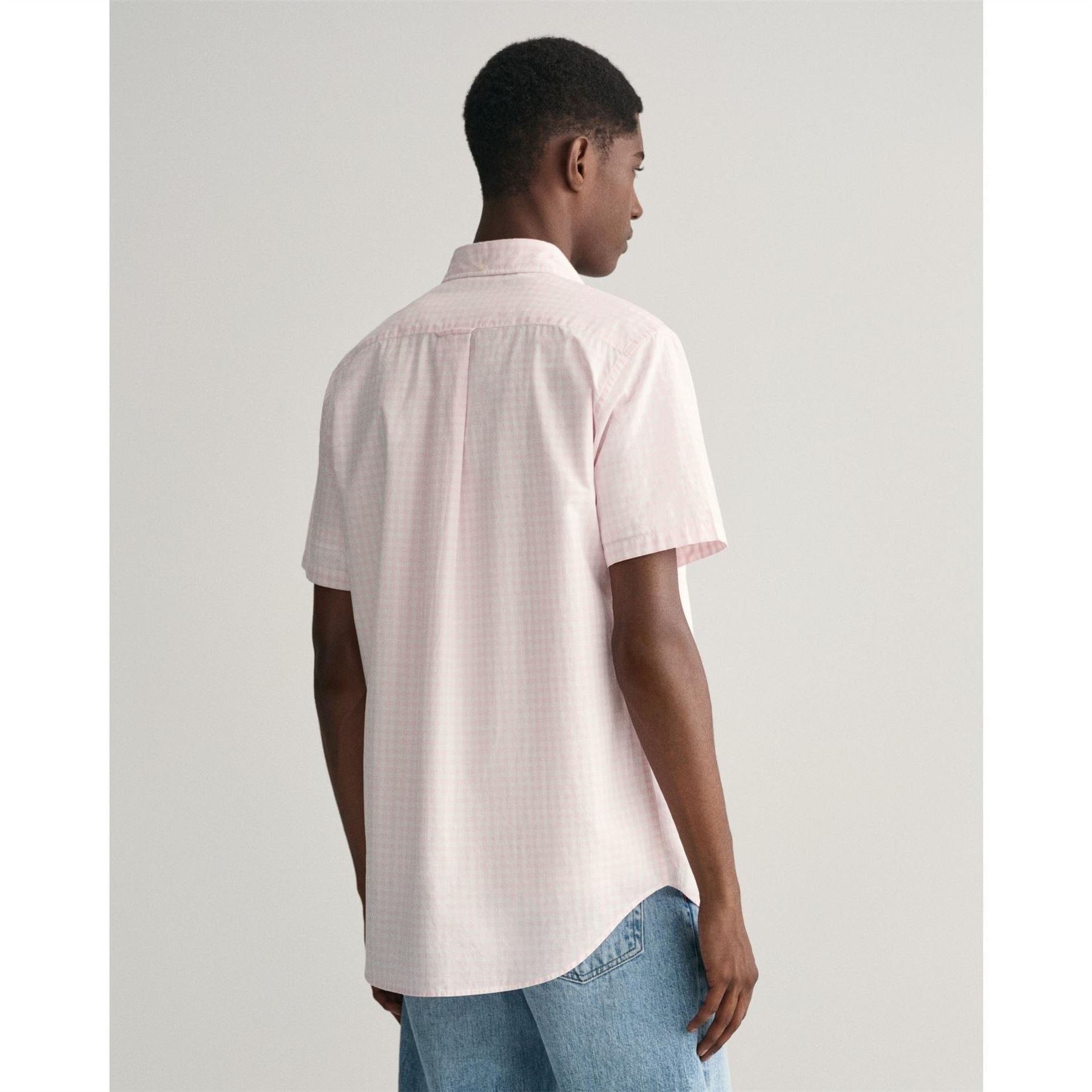 Gant Fit Classic Gingham Poplin Short Sleeve Shirt