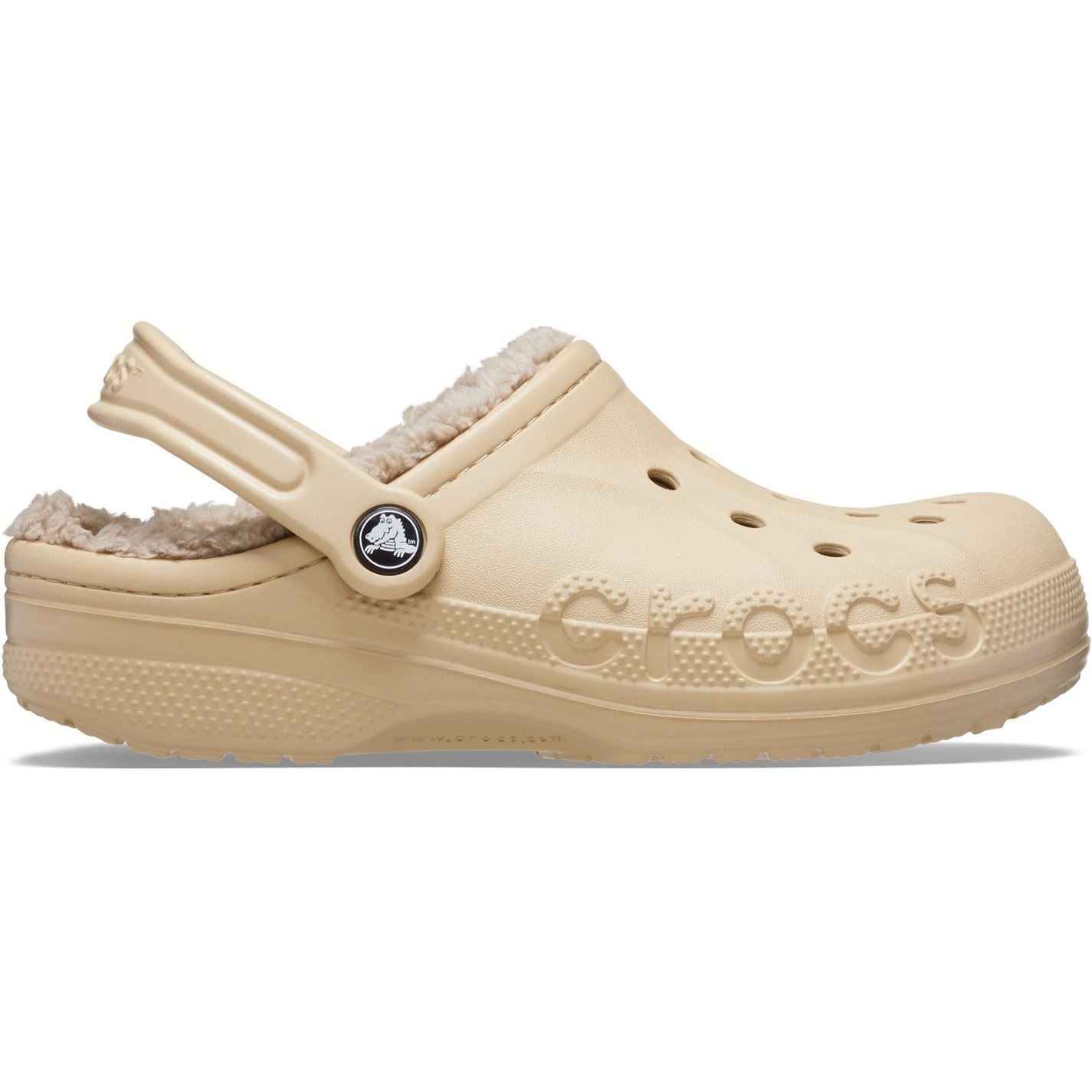 Crocs Baya Lined Flat Heel Mules