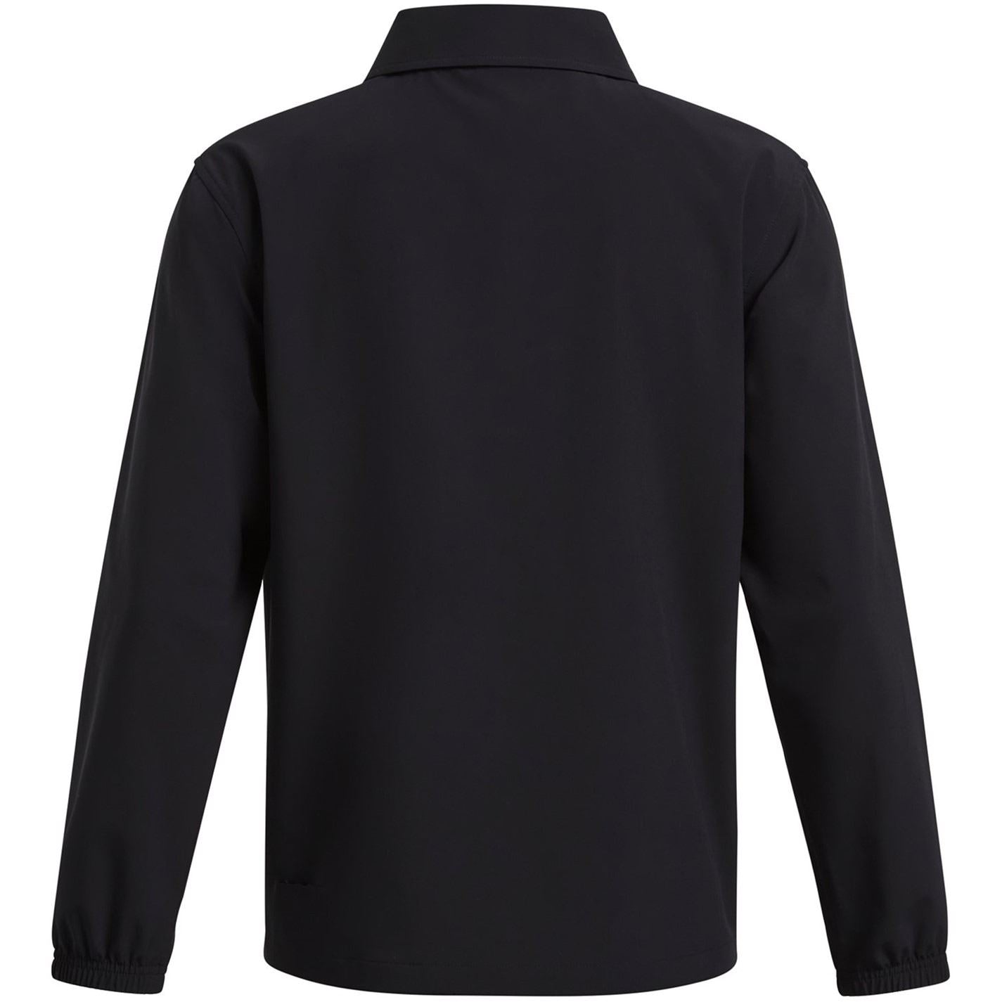 Under Armour Coach Solid Patterned Snap Button Shirt Collared Jacket