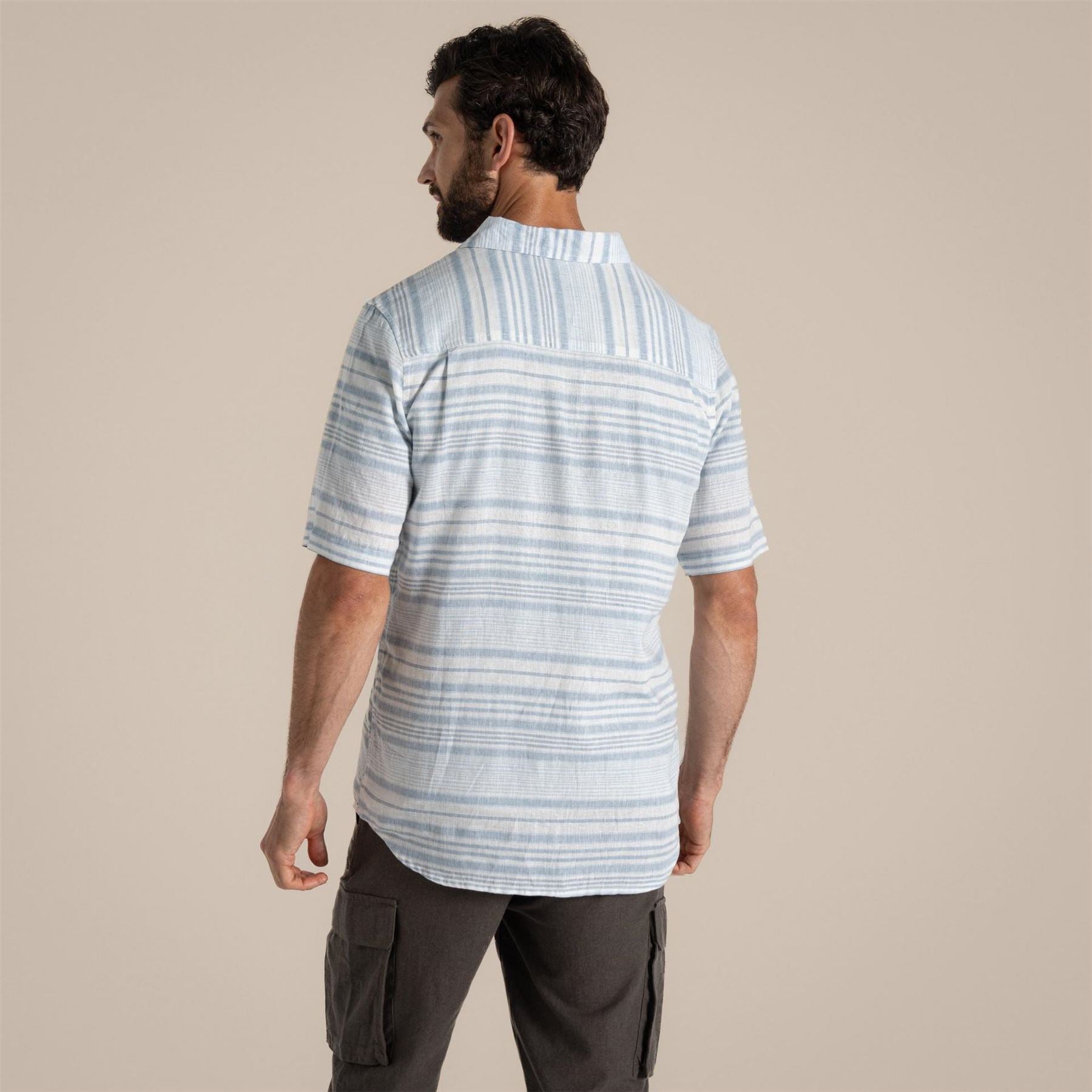 Craghoppers Collared Neck Shirt Collar Short Sleeve Shirt