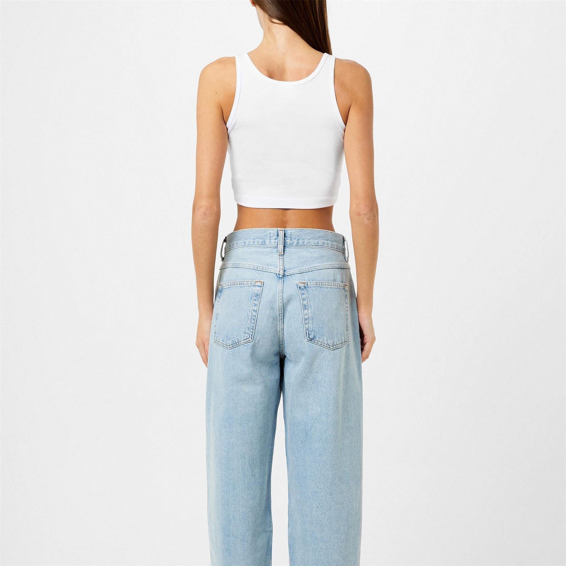 Champion Cropped Slim Fit Scoop Neck Tank