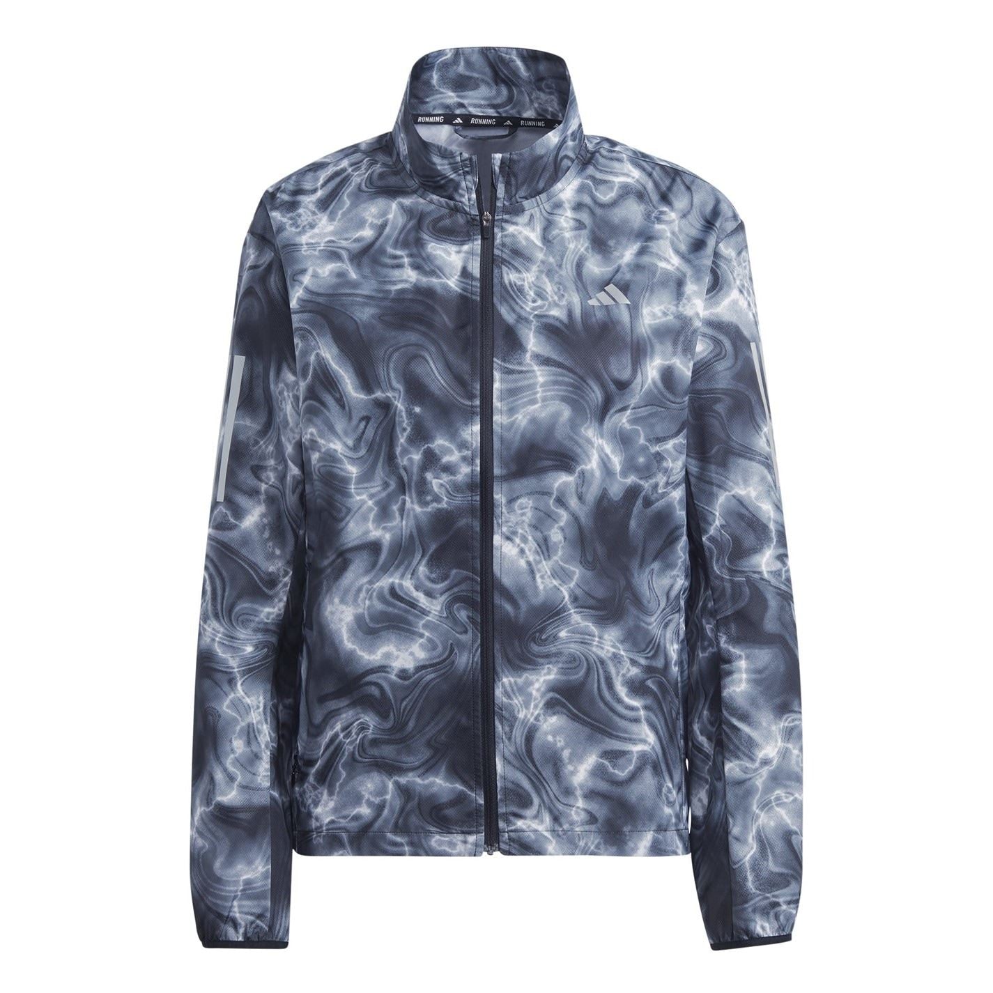 adidas Womens Own The Run Allover Print Running Windbreaker