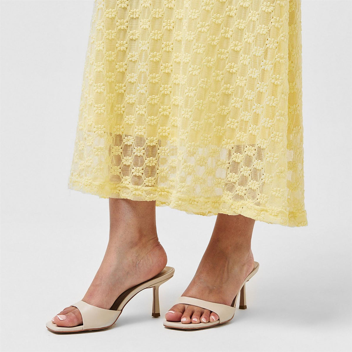 Bardot Mesh Midi Dress