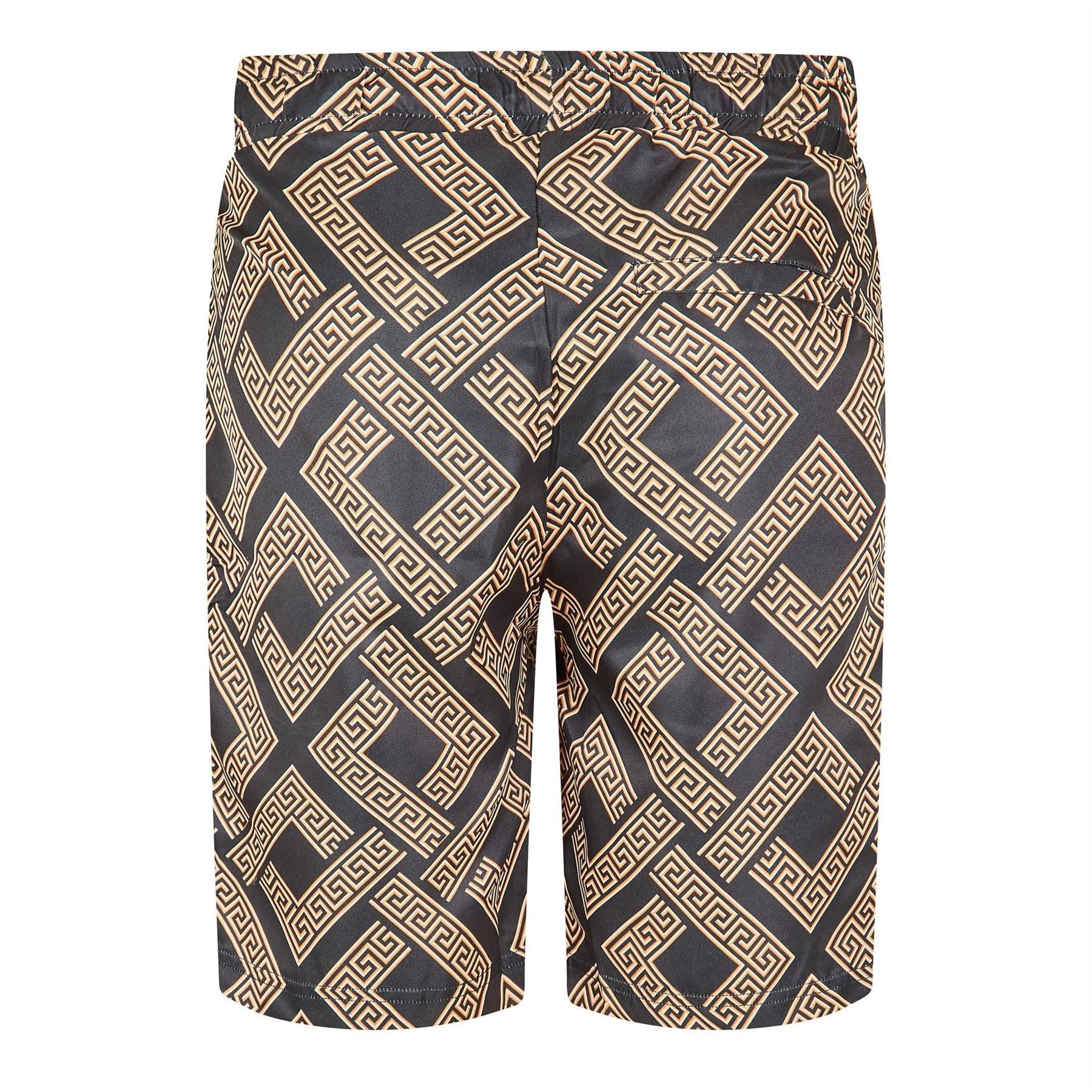 Criminal Damage Roman Geometric Bermuda Shorts