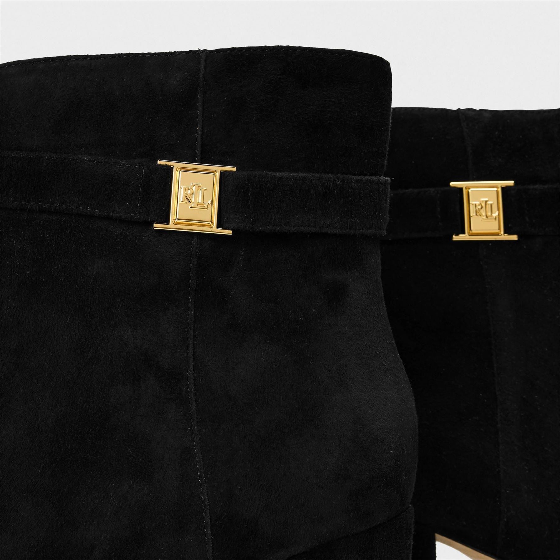 Lauren by Ralph Lauren Kellie Ankle Boots with High Block Heel