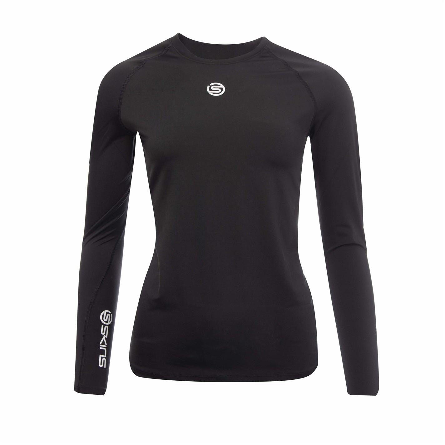 Skins Compression Fit Crew Neck Long Sleeve Athletic Top