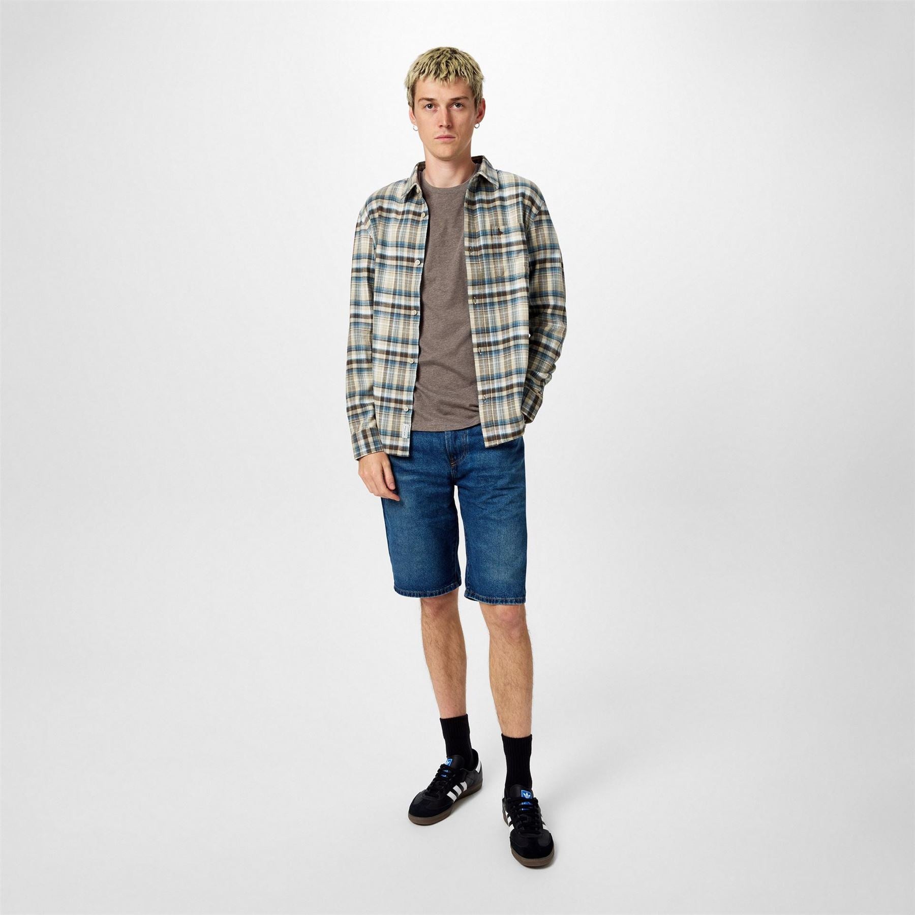 Jack Wills Jw Check Long Sleeve Patterned Shirt
