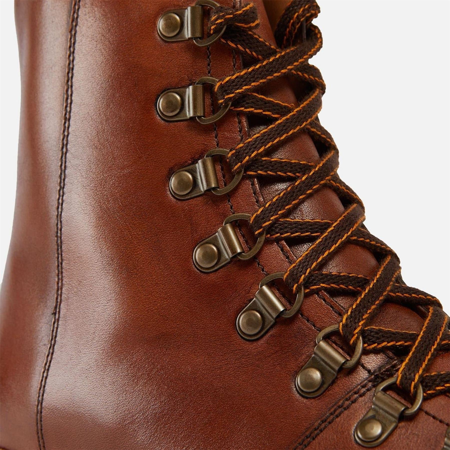 Grenson Hand Painted Leather Hiking Style Boots