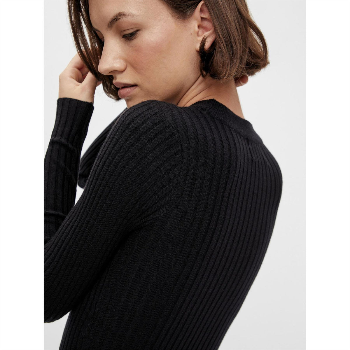 Pieces Long Sleeve Knitted Jumper Dress